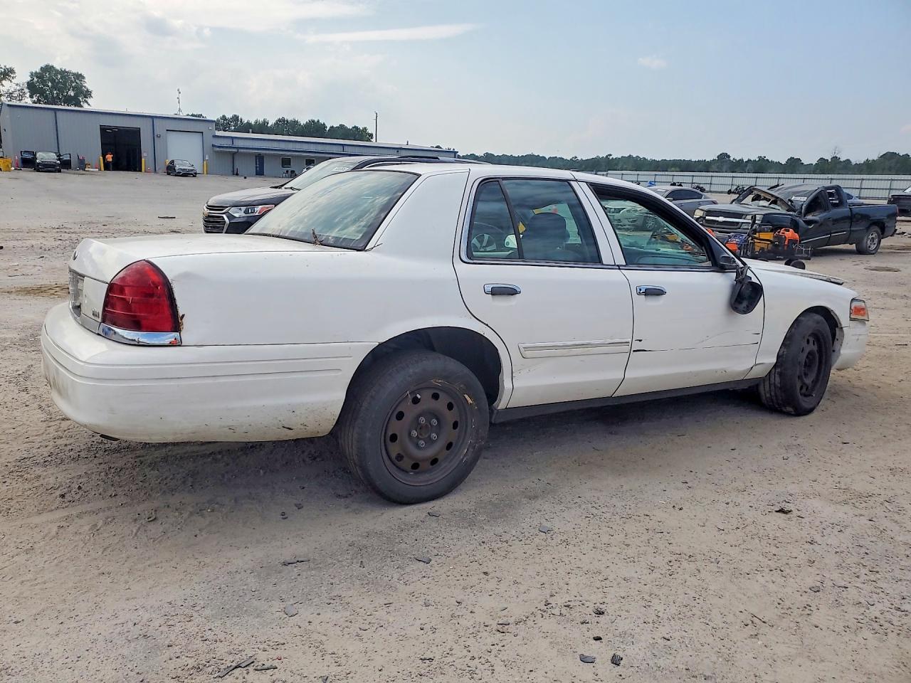 2010 Ford Crown Victoria Police Interceptor White vin: 2FABP7BV3AX105727