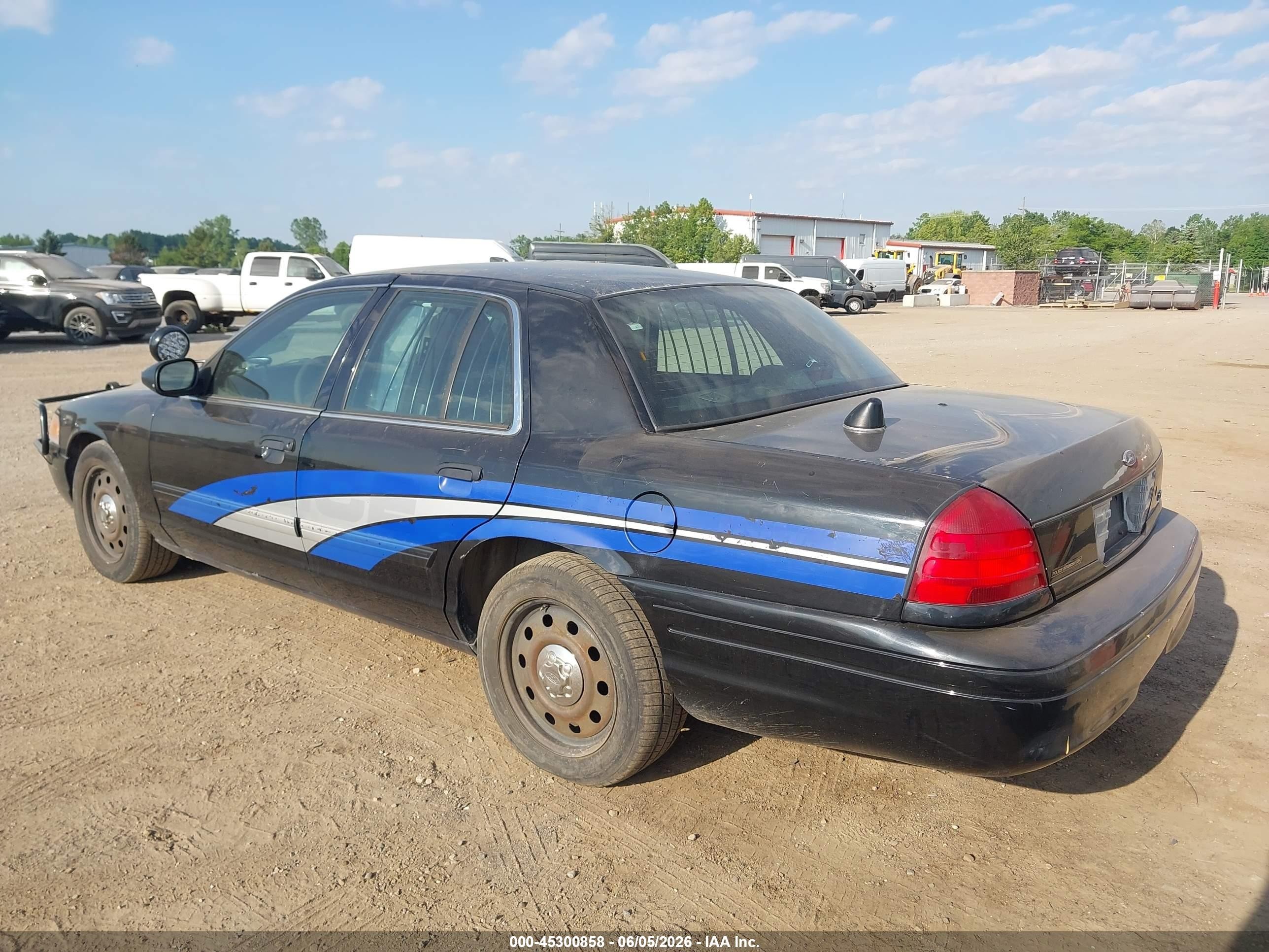 2010 Ford Crown Victoria Police/police Interceptor Black vin: 2FABP7BV3AX121457