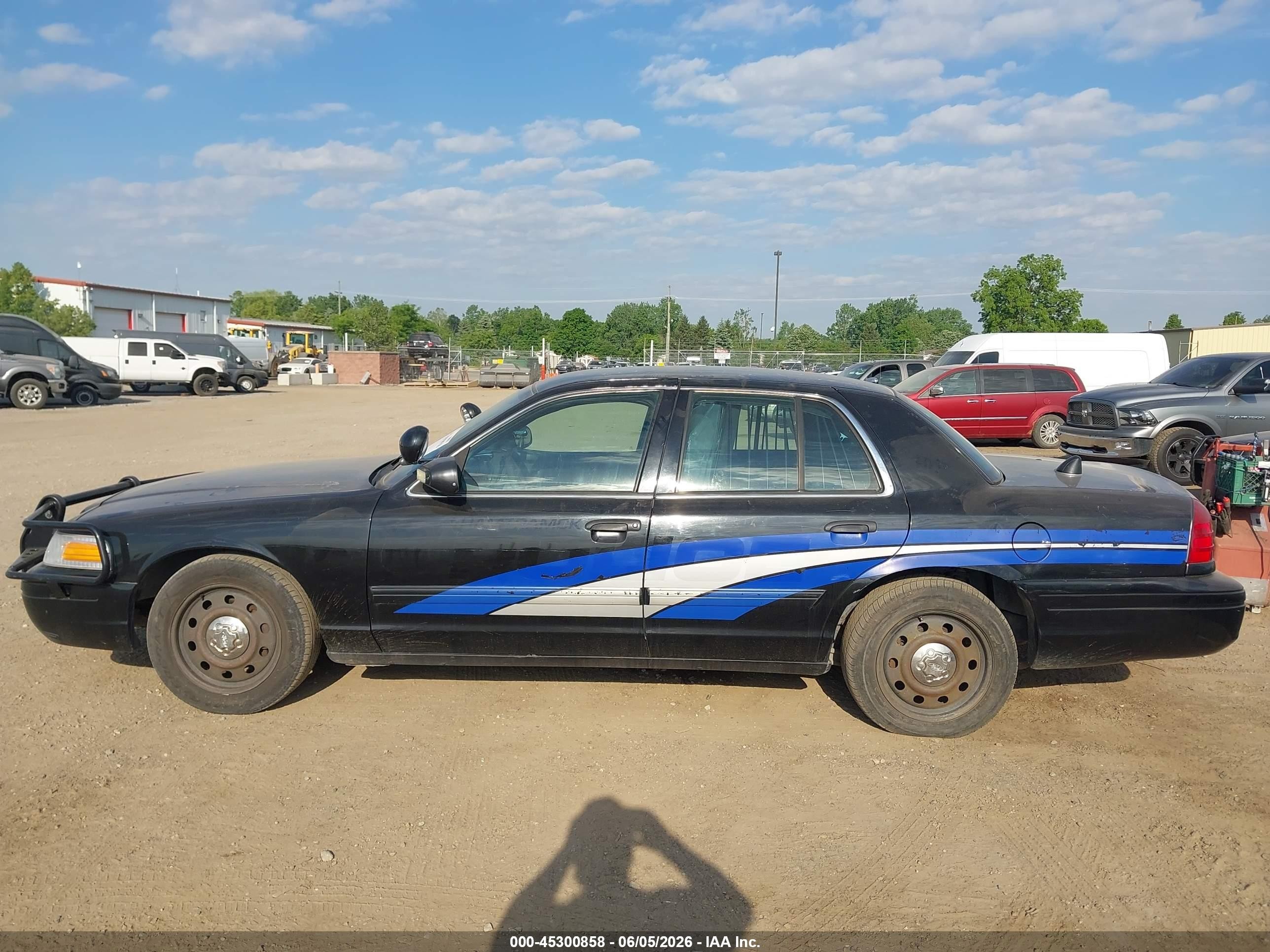 2010 Ford Crown Victoria Police/police Interceptor Black vin: 2FABP7BV3AX121457