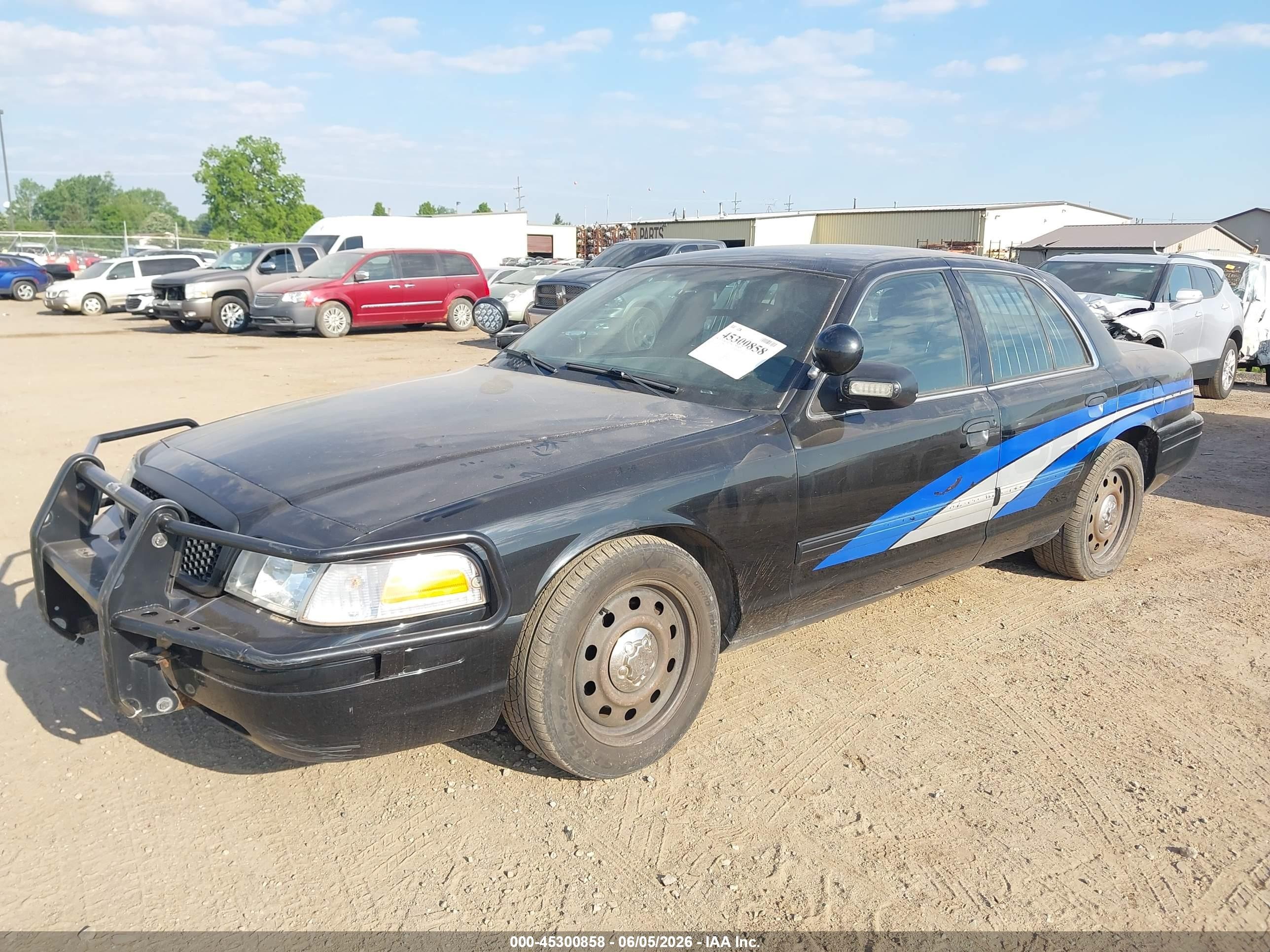 2010 Ford Crown Victoria Police/police Interceptor Black vin: 2FABP7BV3AX121457