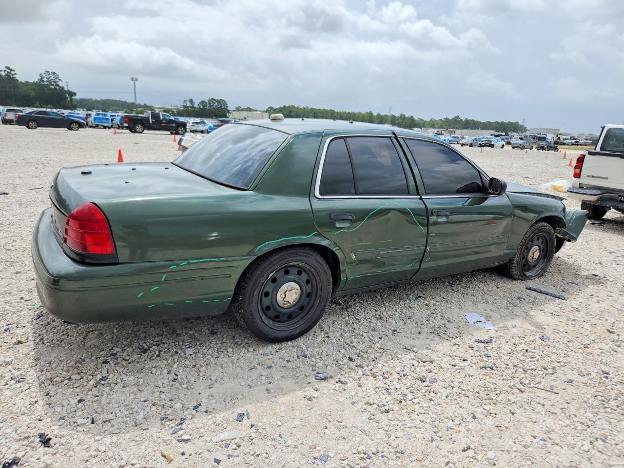 2010 Ford Crown Victoria Police Interceptor Green vin: 2FABP7BV4AX118146
