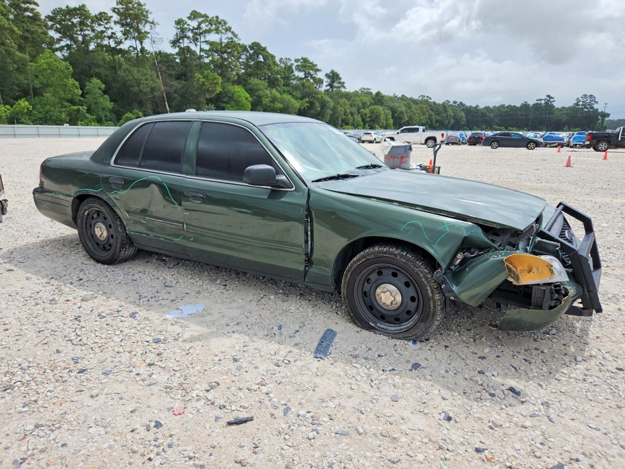 2010 Ford Crown Victoria Police Interceptor Green vin: 2FABP7BV4AX118146