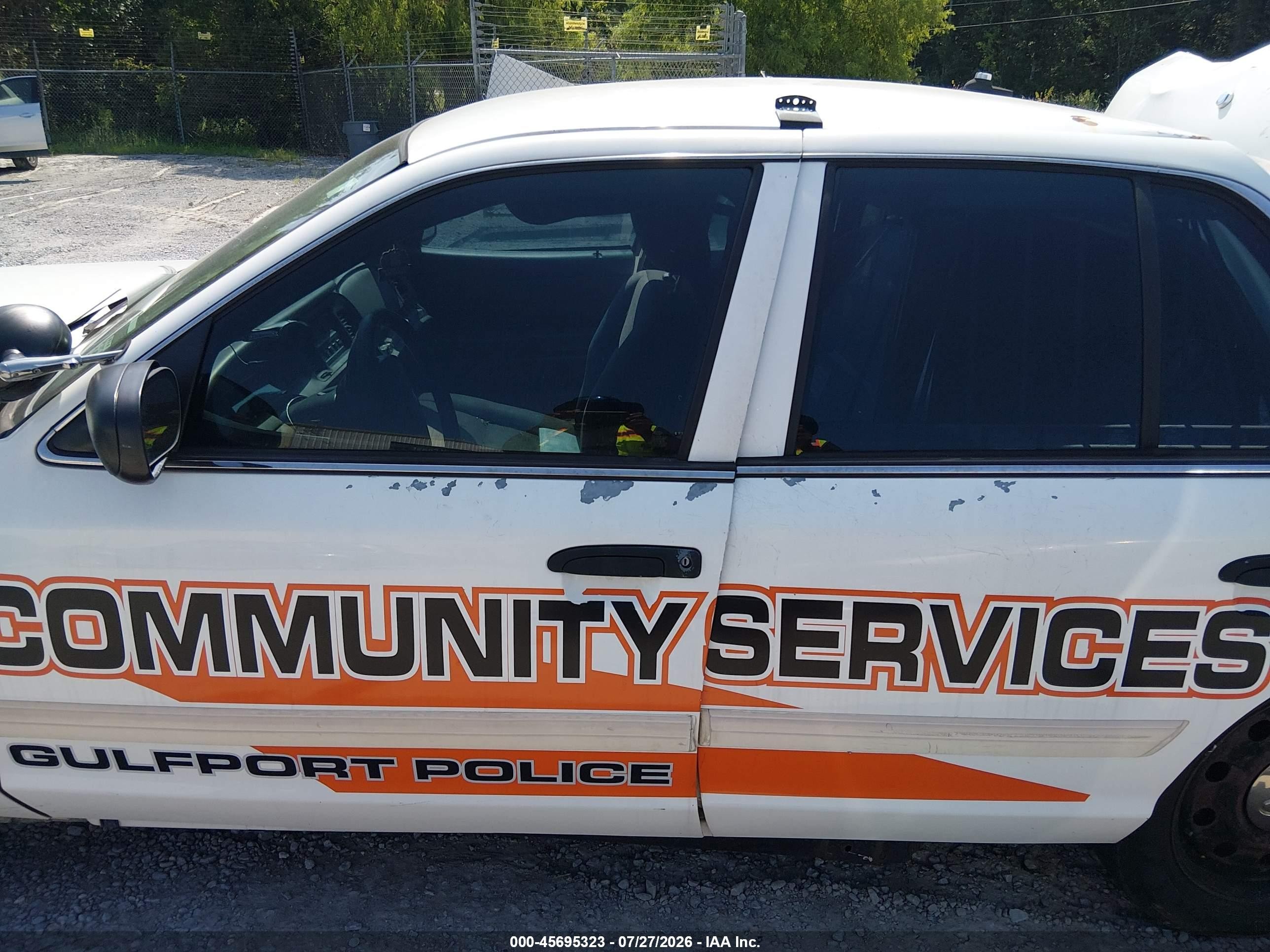 2011 Ford Crown Victoria Police Interceptor White vin: 2FABP7BV4BX105978