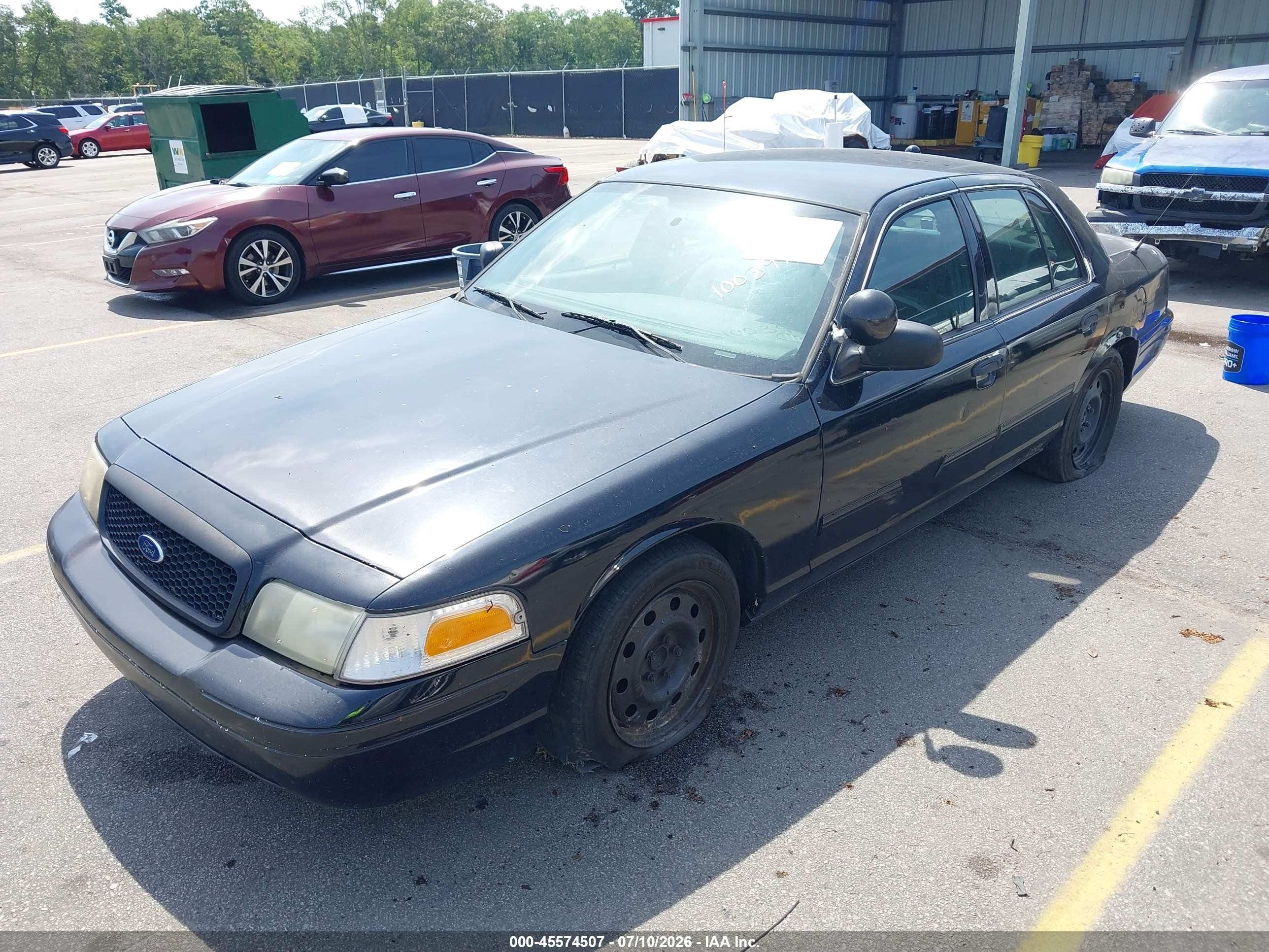 2010 Ford Crown Victoria Police/police Interceptor Black vin: 2FABP7BV5AX100397