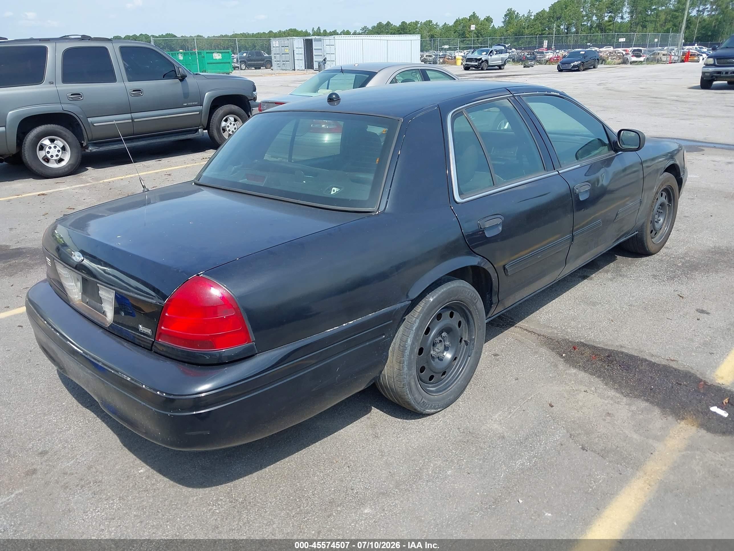 2010 Ford Crown Victoria Police/police Interceptor Black vin: 2FABP7BV5AX100397