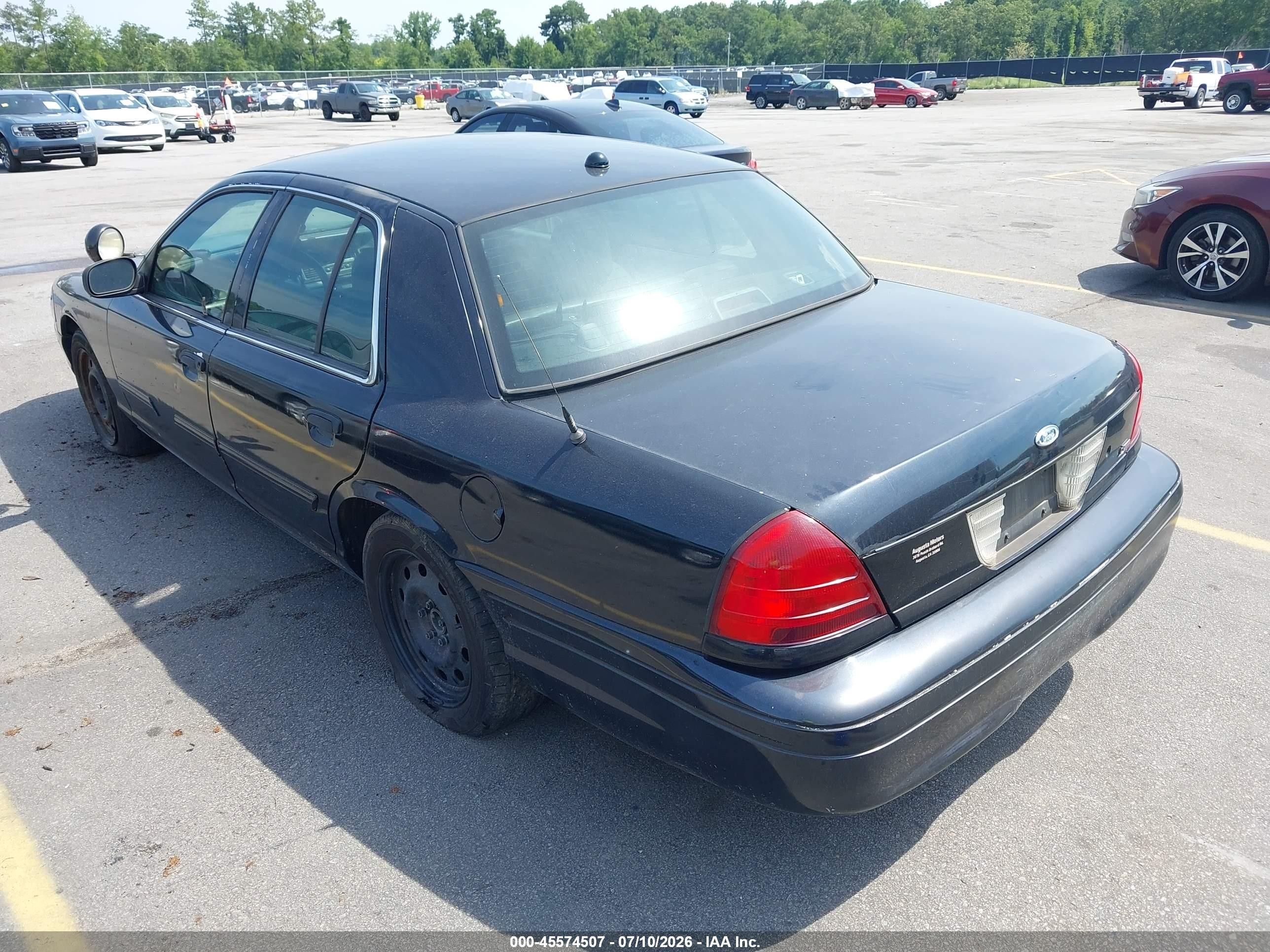 2010 Ford Crown Victoria Police/police Interceptor Black vin: 2FABP7BV5AX100397