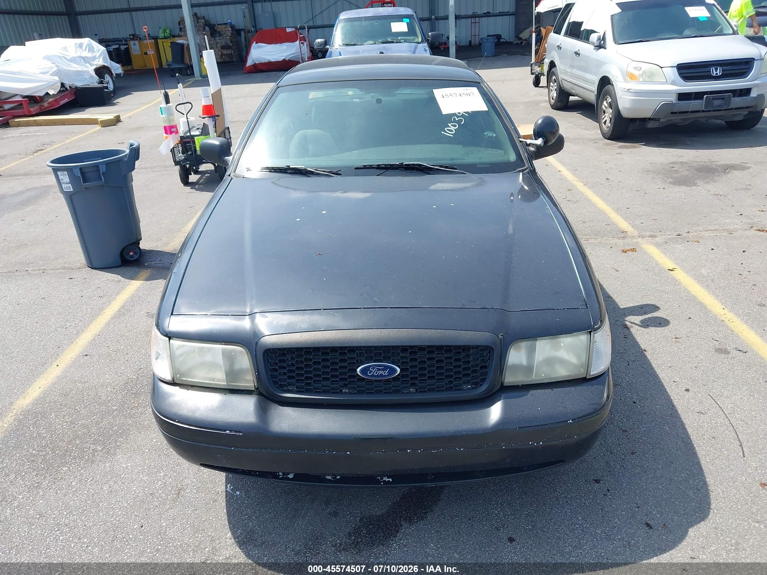 2010 Ford Crown Victoria Police/police Interceptor Black vin: 2FABP7BV5AX100397