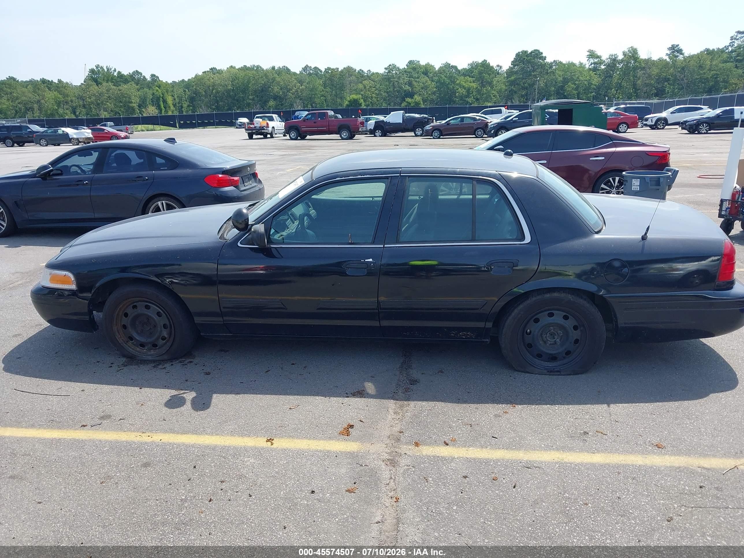 2010 Ford Crown Victoria Police/police Interceptor Black vin: 2FABP7BV5AX100397