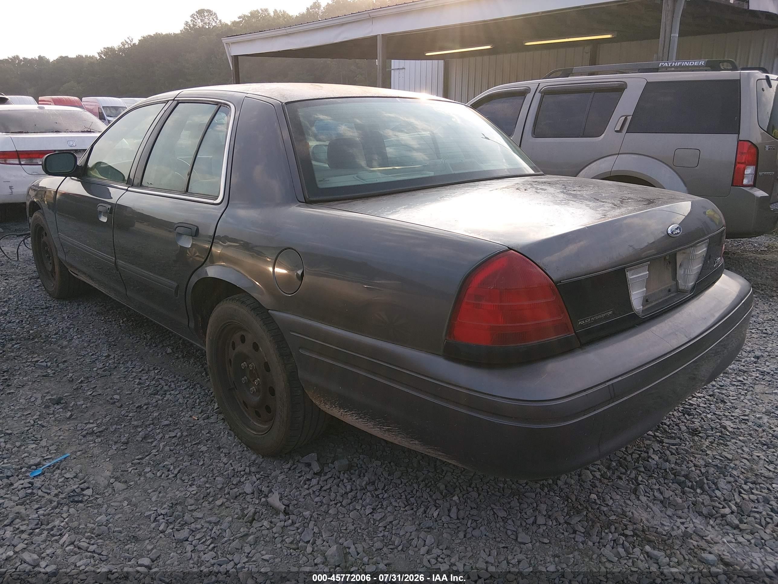 2010 Ford Crown Victoria Police/police Interceptor Gray vin: 2FABP7BV5AX125316