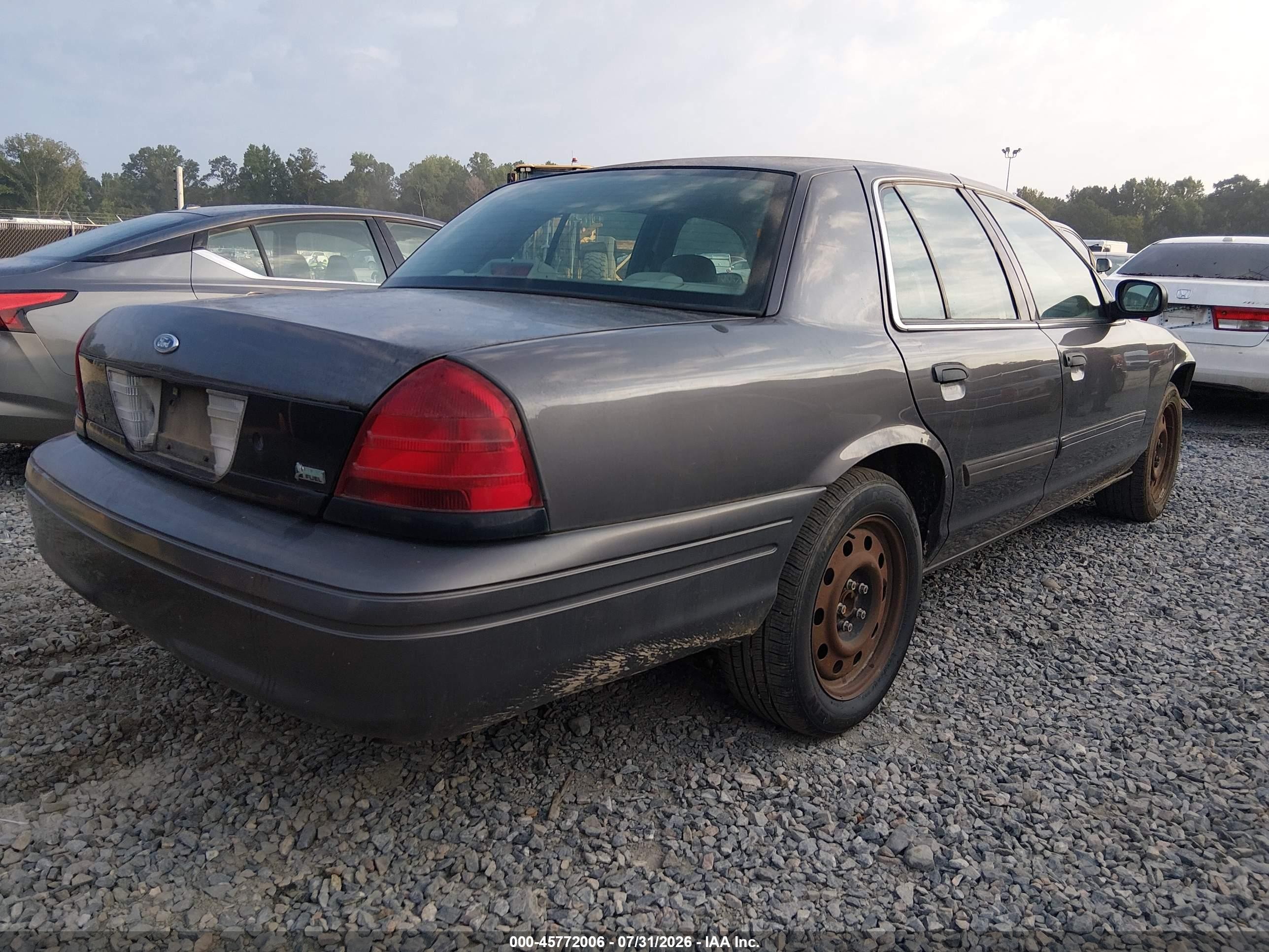 2010 Ford Crown Victoria Police/police Interceptor Gray vin: 2FABP7BV5AX125316