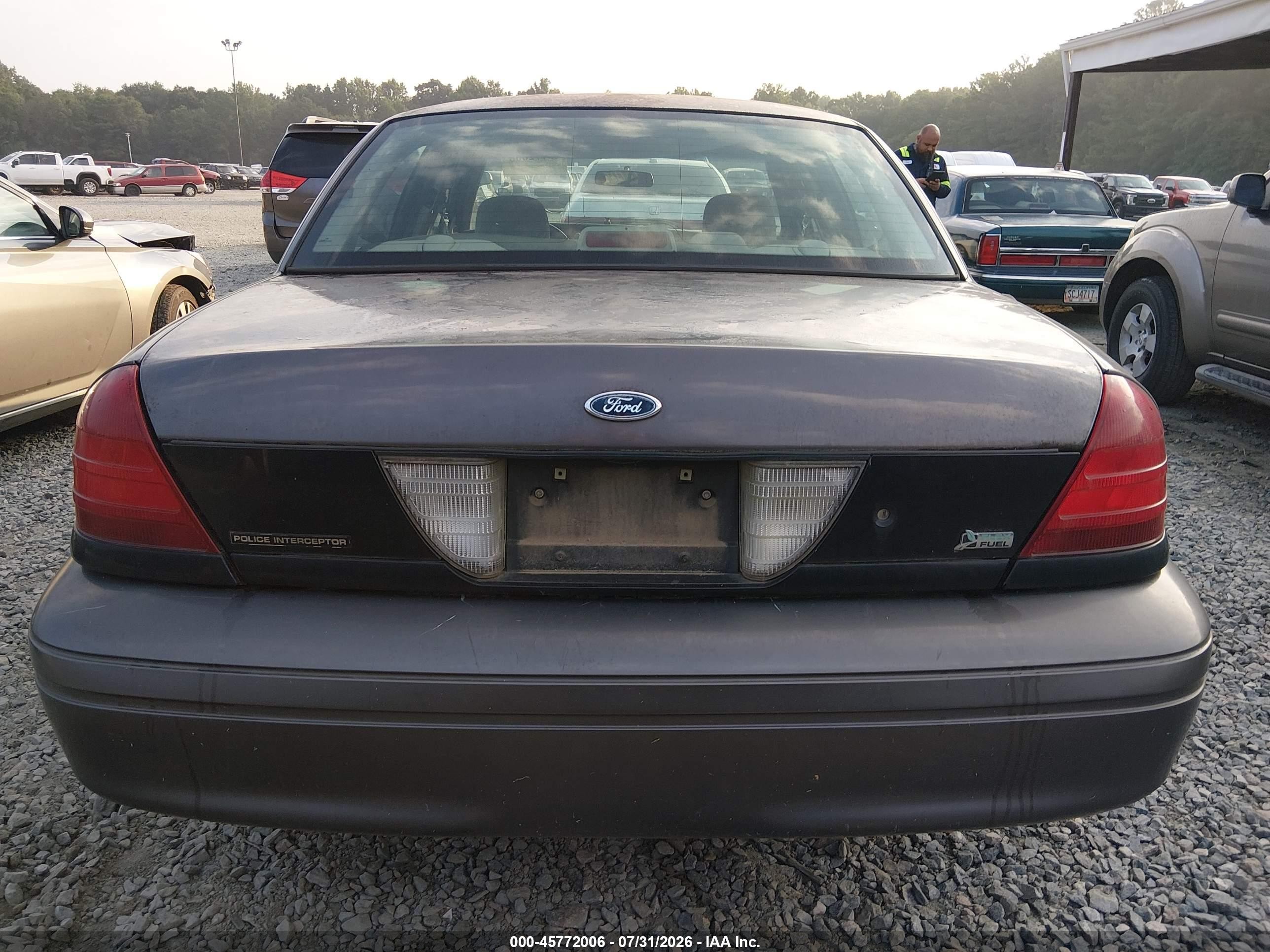 2010 Ford Crown Victoria Police/police Interceptor Gray vin: 2FABP7BV5AX125316