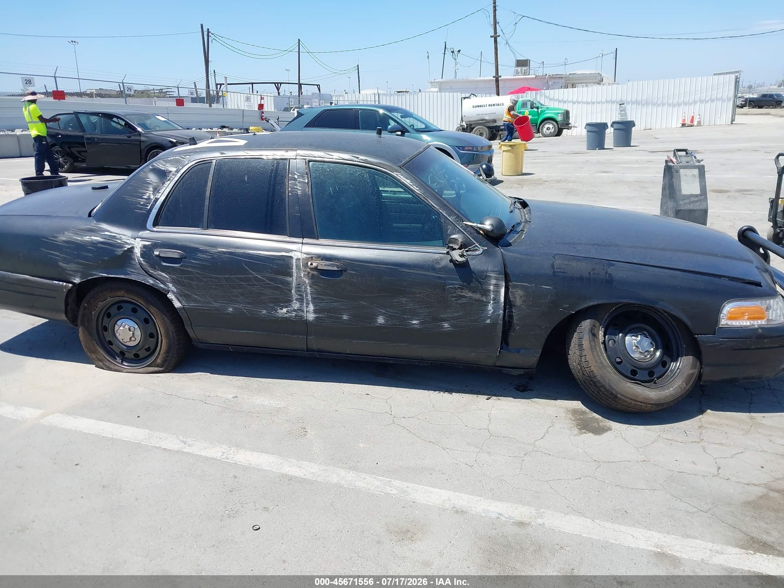 2010 Ford Crown Victoria Police/police Interceptor Black vin: 2FABP7BV5AX127597