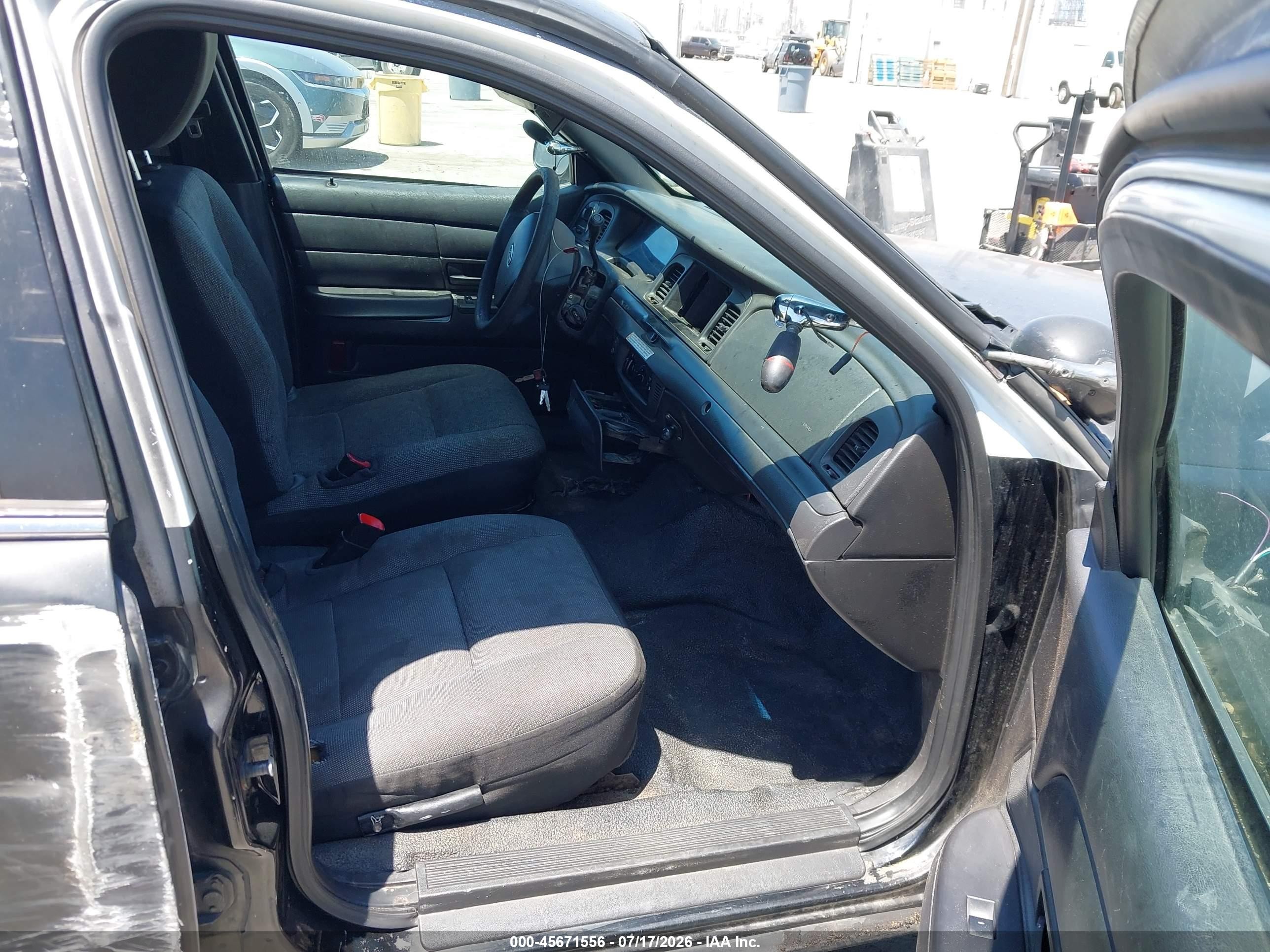 2010 Ford Crown Victoria Police/police Interceptor Black vin: 2FABP7BV5AX127597