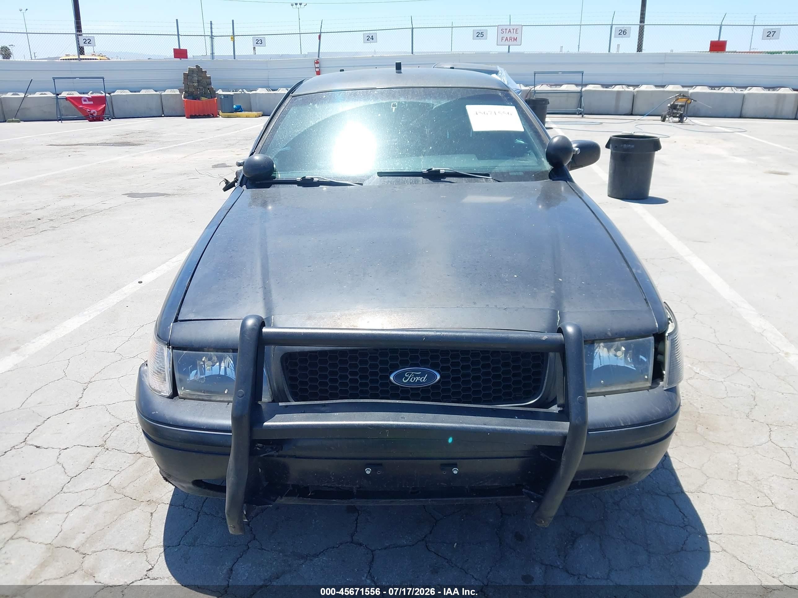 2010 Ford Crown Victoria Police/police Interceptor Black vin: 2FABP7BV5AX127597