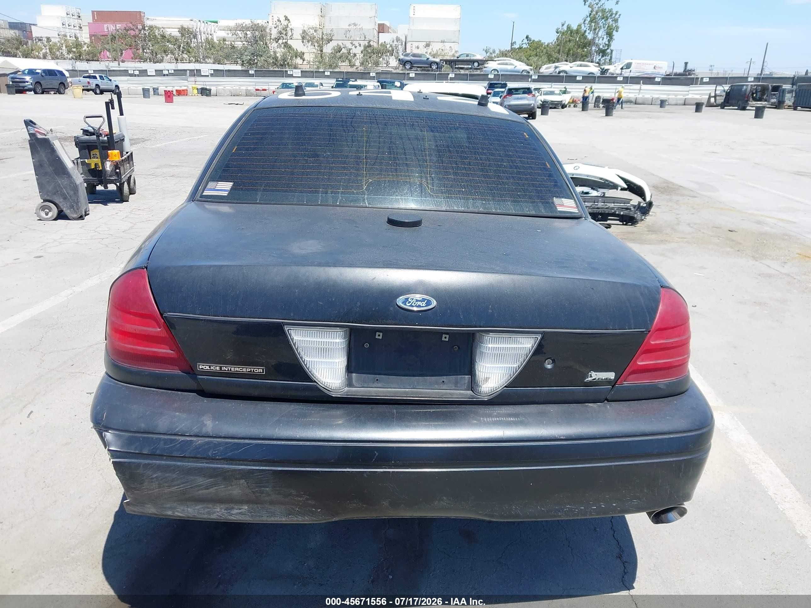 2010 Ford Crown Victoria Police/police Interceptor Black vin: 2FABP7BV5AX127597
