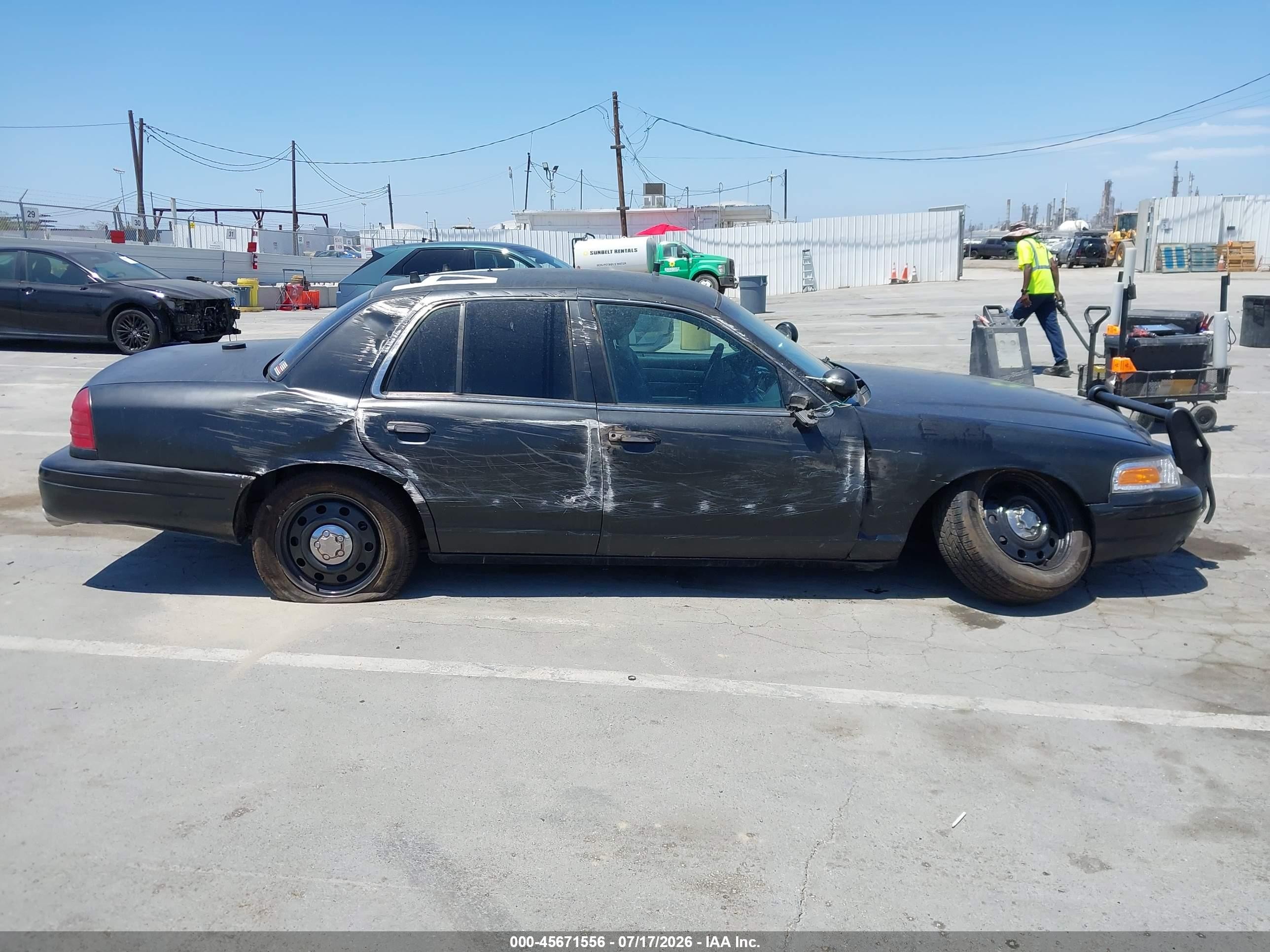 2010 Ford Crown Victoria Police/police Interceptor Black vin: 2FABP7BV5AX127597