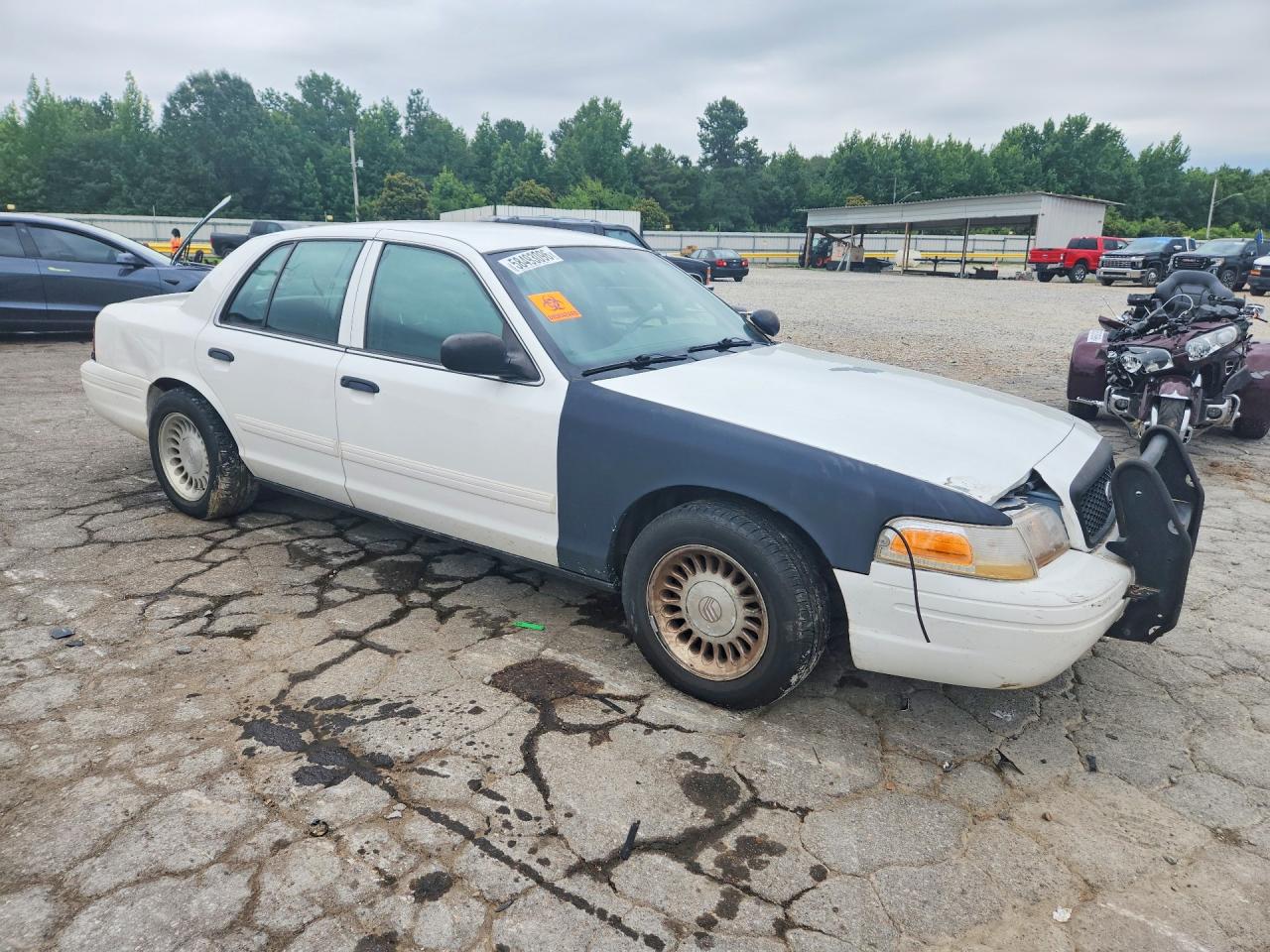 2011 Ford Crown Victoria Police Interceptor White vin: 2FABP7BV5BX116164