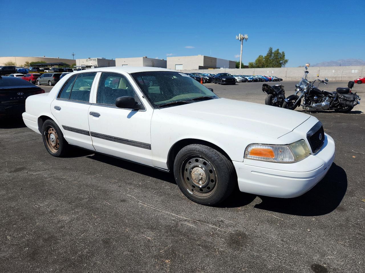 2011 Ford Crown Victoria Police Interceptor White vin: 2FABP7BV5BX123101