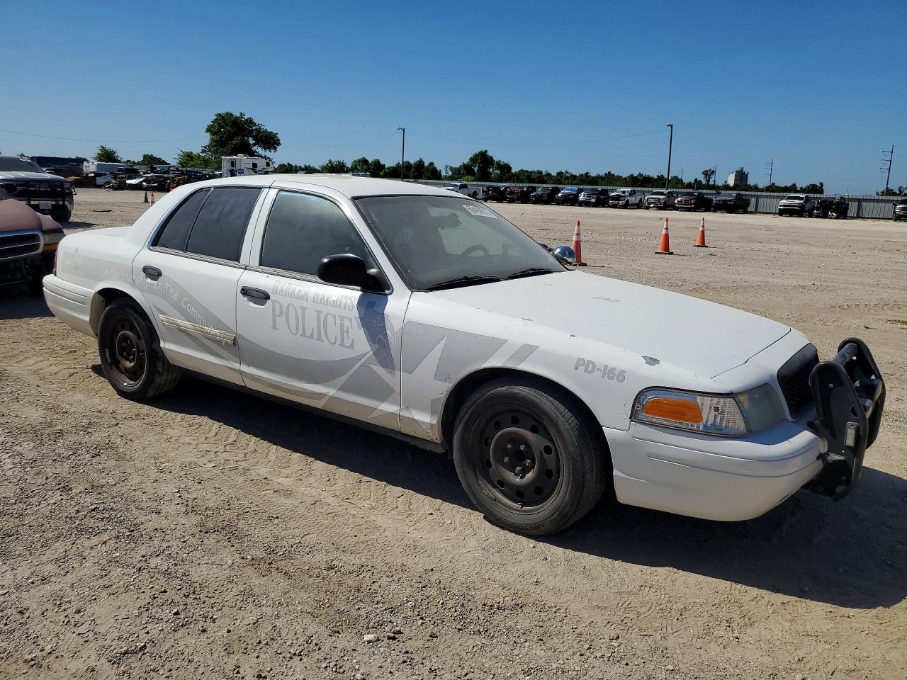 2011 Ford Crown Victoria Police Interceptor White vin: 2FABP7BV6BX108820