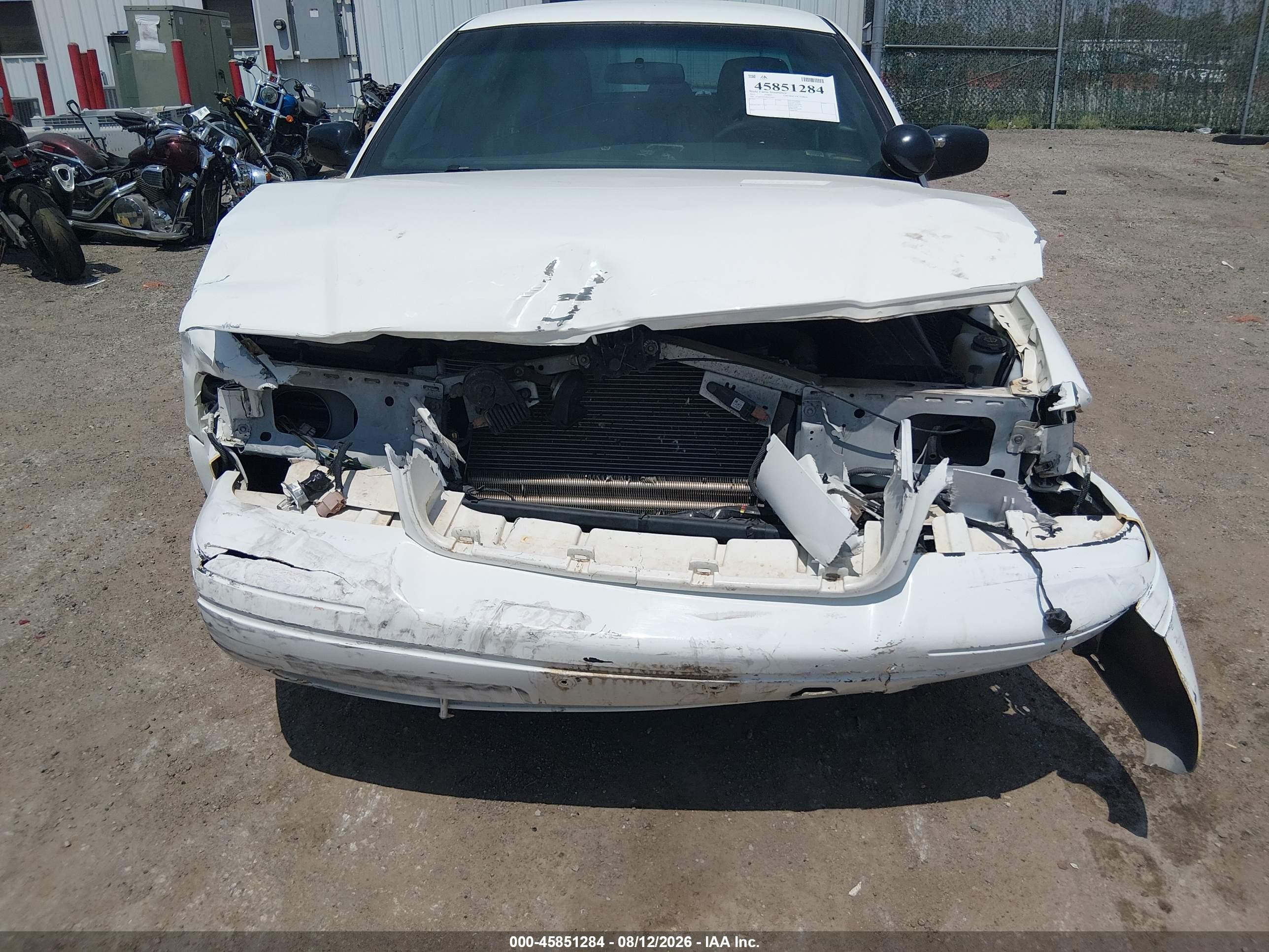 2011 Ford Crown Victoria Police Interceptor White vin: 2FABP7BV6BX112463