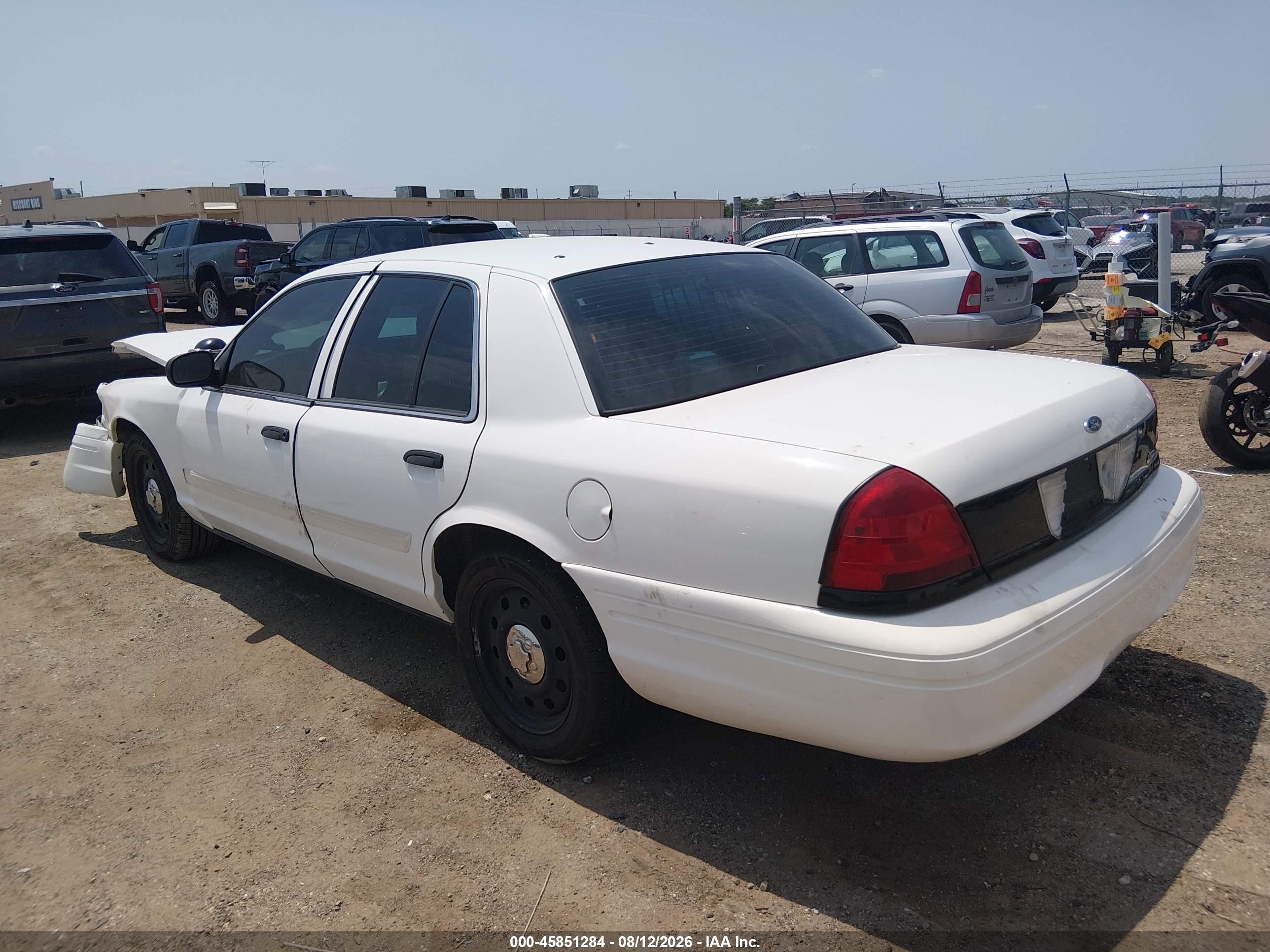 2011 Ford Crown Victoria Police Interceptor White vin: 2FABP7BV6BX112463