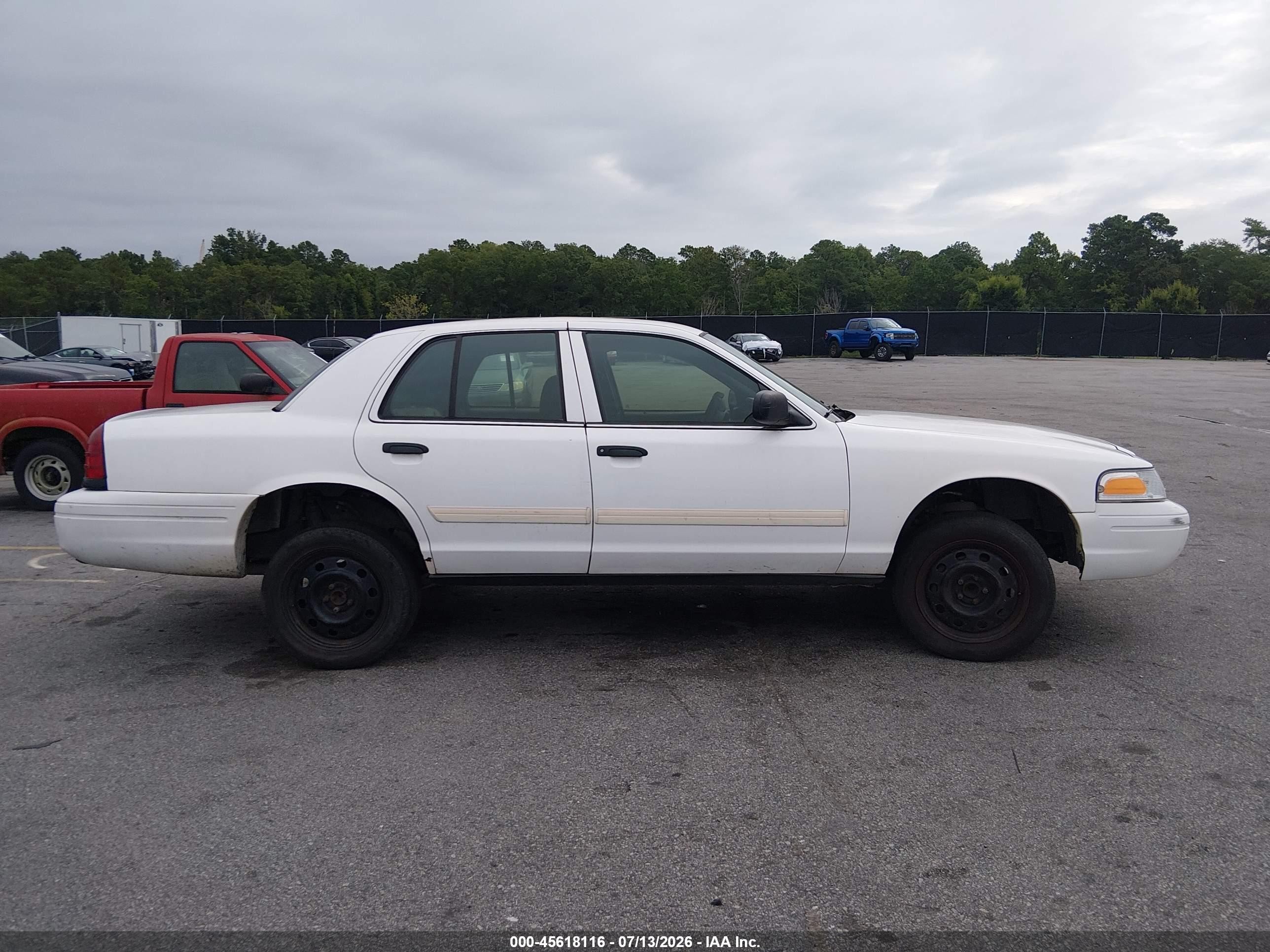 2011 Ford Crown Victoria Police Interceptor White vin: 2FABP7BV6BX115668