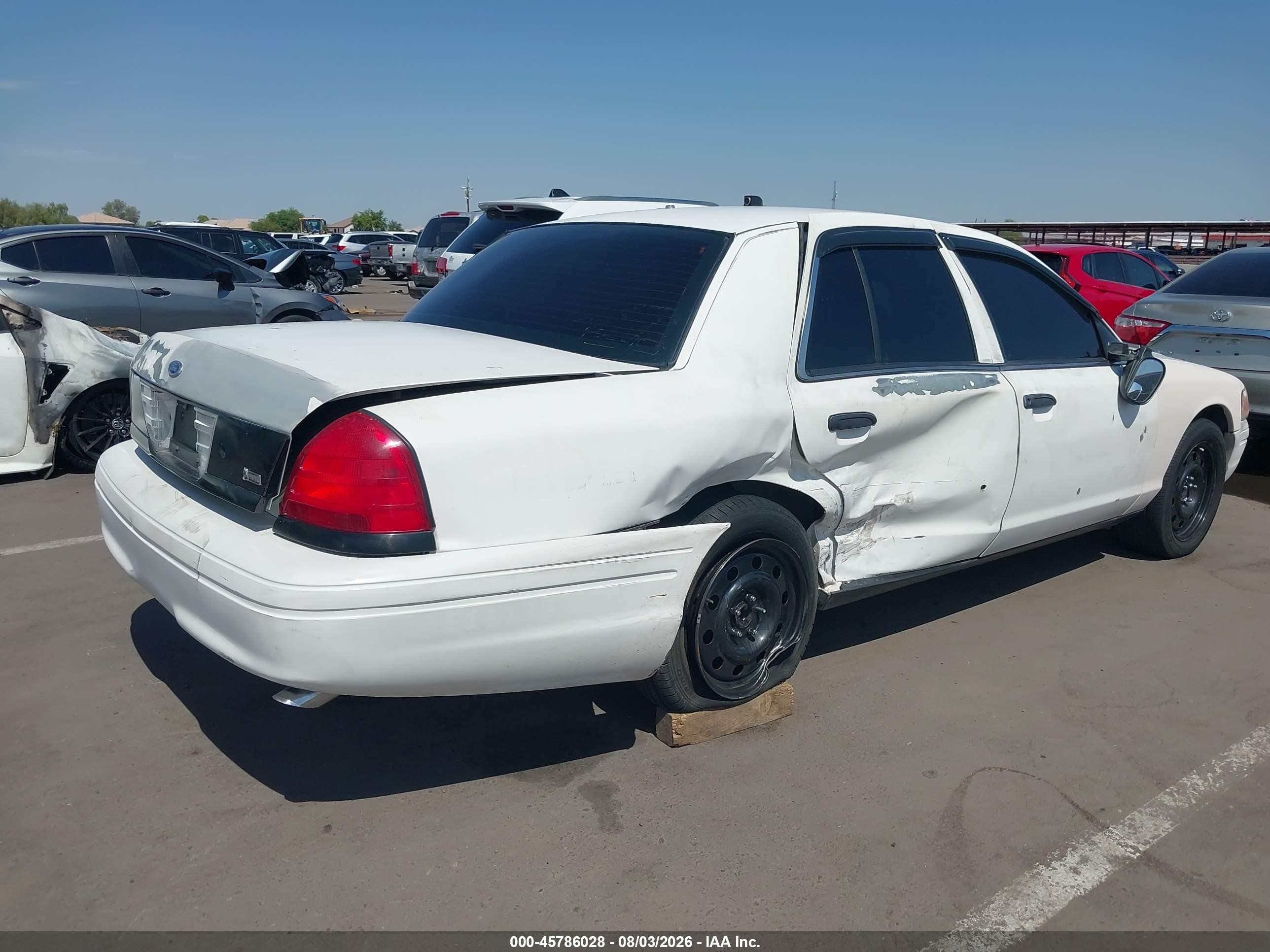 2011 Ford Crown Victoria Police Interceptor White vin: 2FABP7BV6BX119347