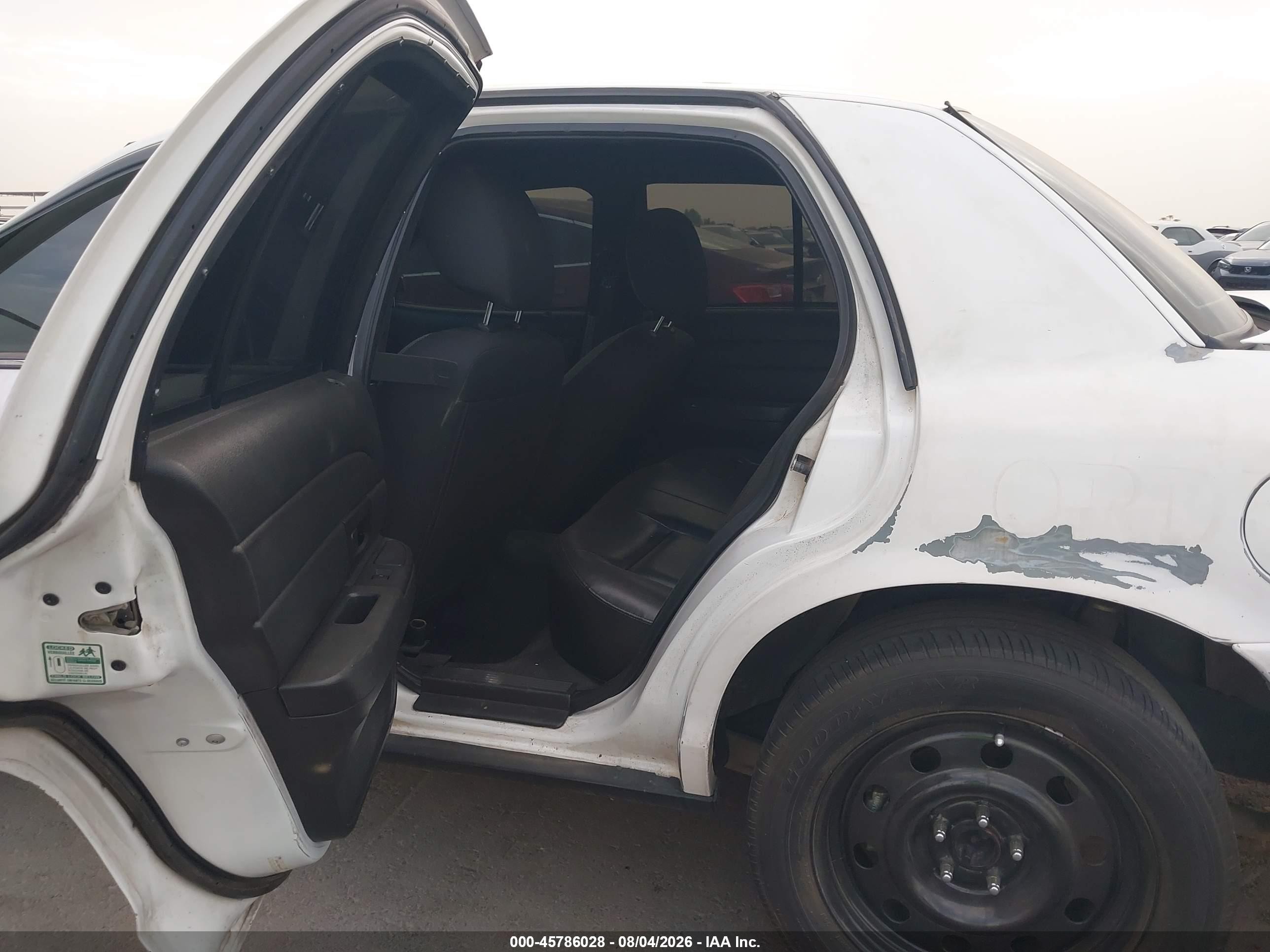 2011 Ford Crown Victoria Police Interceptor White vin: 2FABP7BV6BX119347