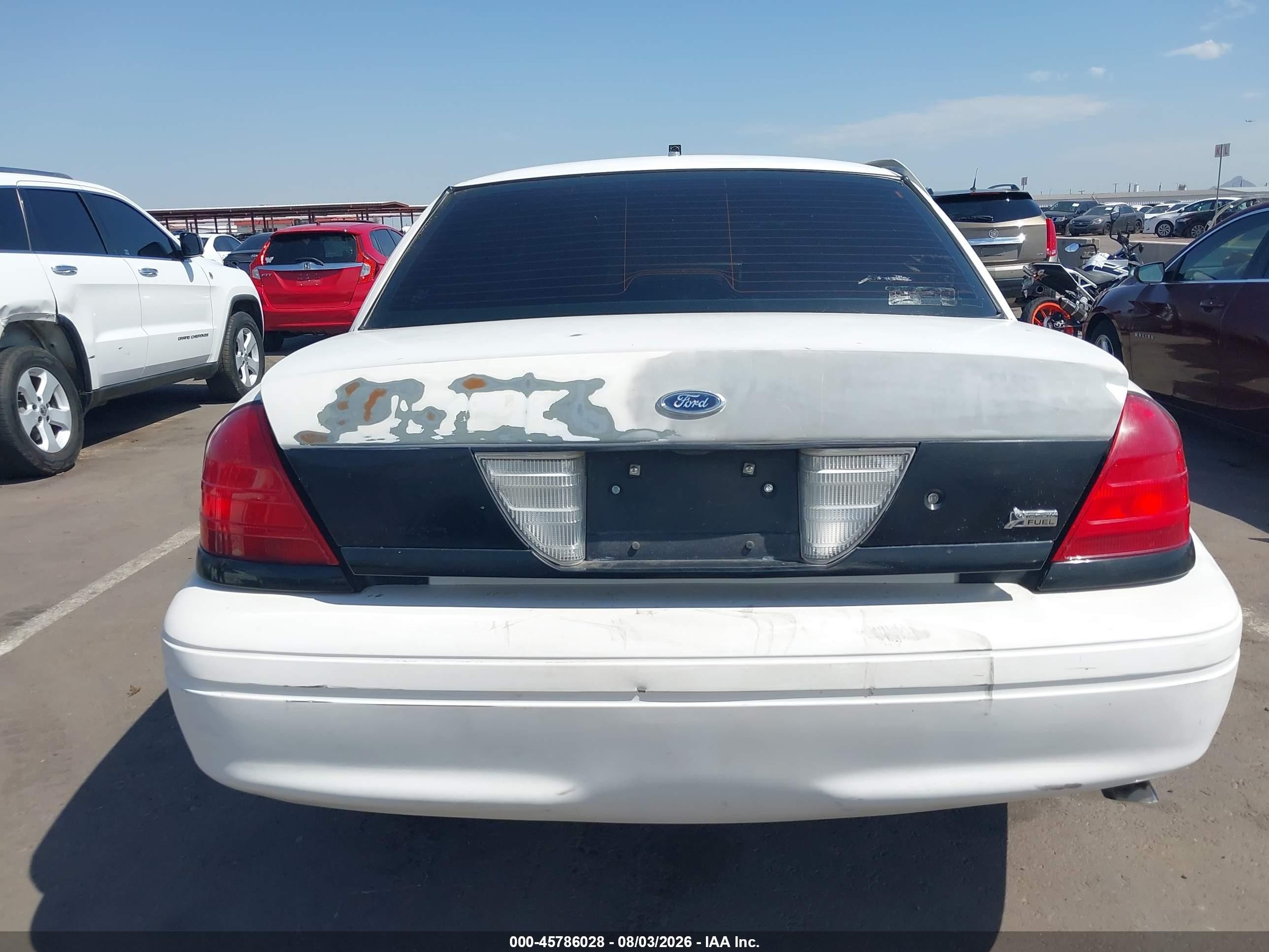 2011 Ford Crown Victoria Police Interceptor White vin: 2FABP7BV6BX119347