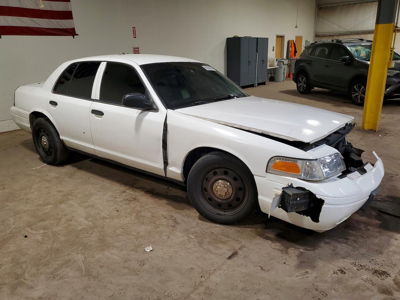 2011 Ford Crown Victoria Police Interceptor White vin: 2FABP7BV6BX134463