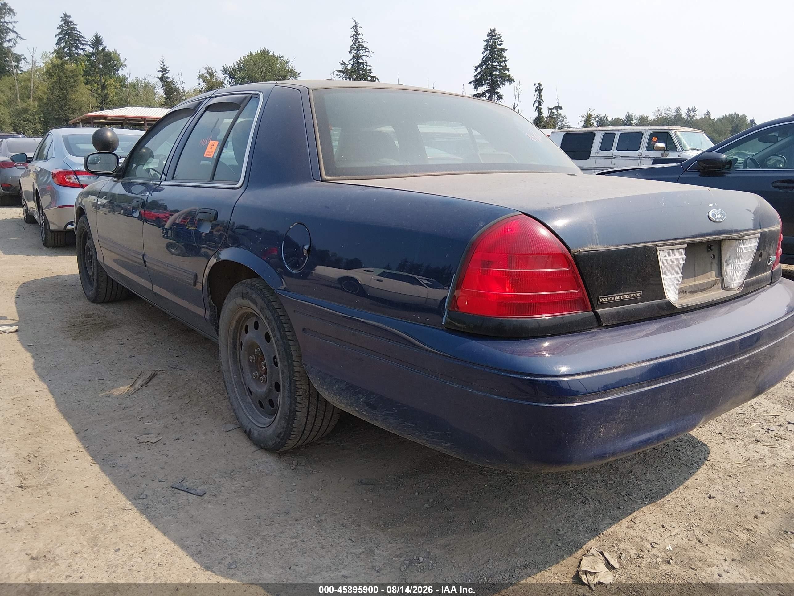 2011 Ford Crown Victoria Police Interceptor Blue vin: 2FABP7BV6BX135757