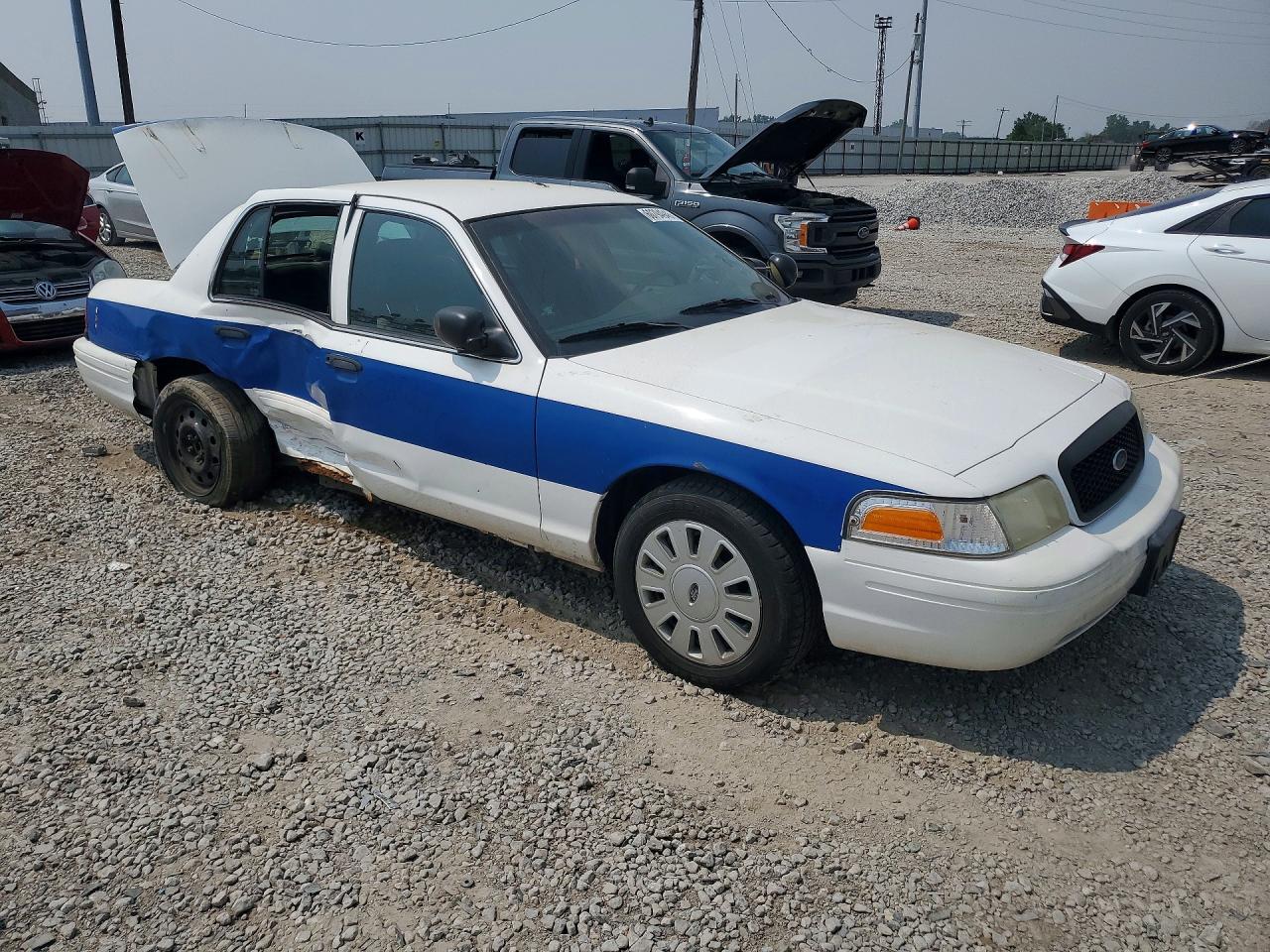 2011 Ford Crown Victoria Police Interceptor White vin: 2FABP7BV6BX168967