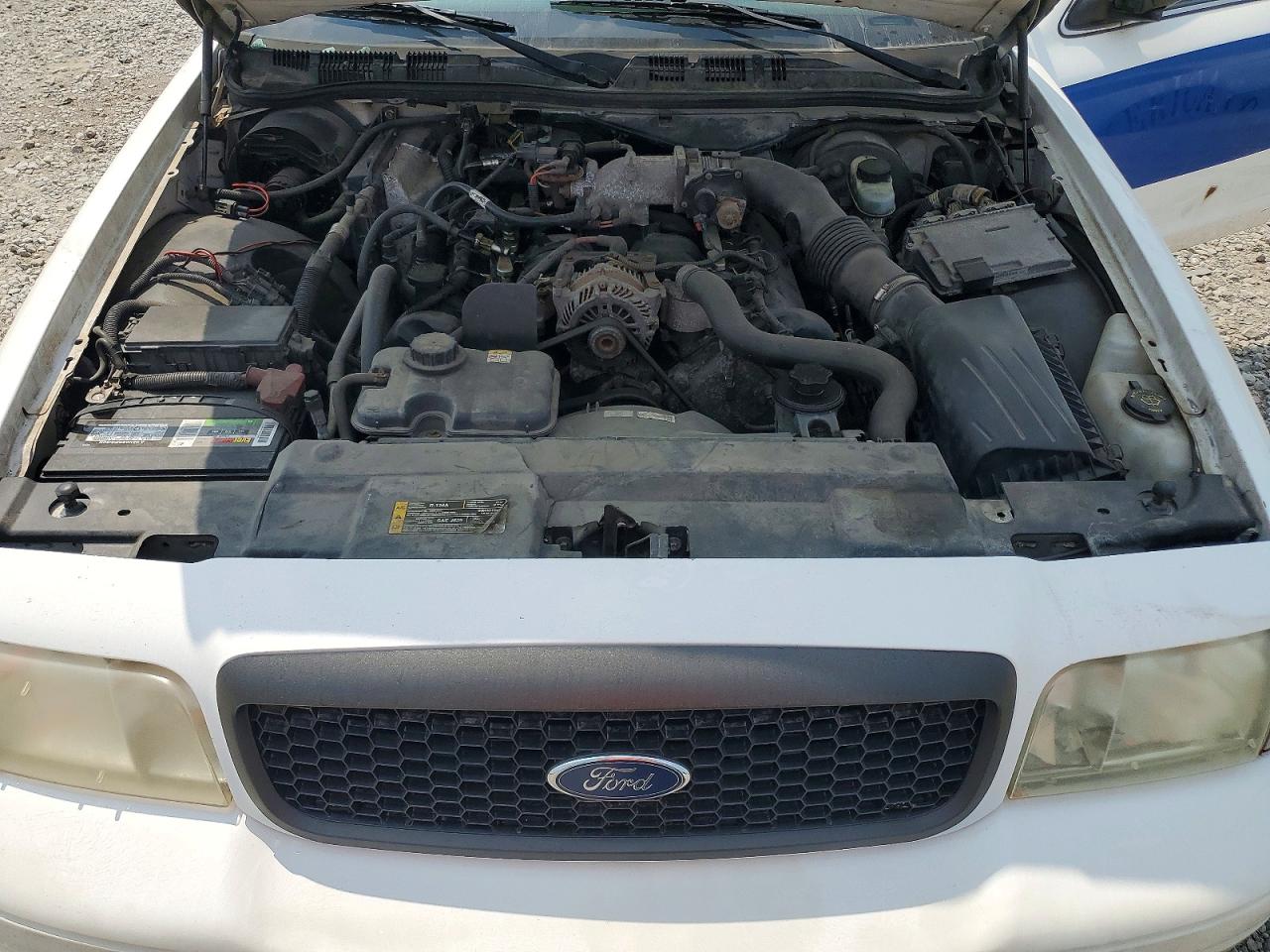 2011 Ford Crown Victoria Police Interceptor White vin: 2FABP7BV6BX168967