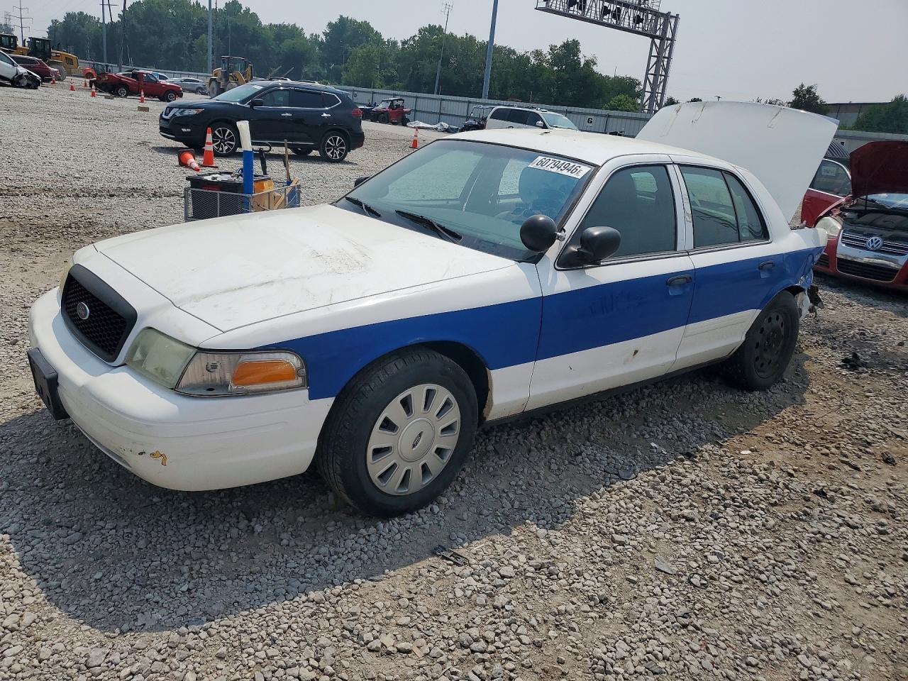 2011 Ford Crown Victoria Police Interceptor White vin: 2FABP7BV6BX168967