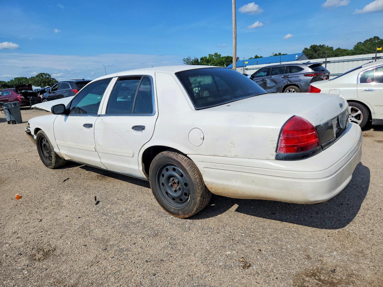 2011 Ford Crown Victoria Police Interceptor White vin: 2FABP7BV6BX179421