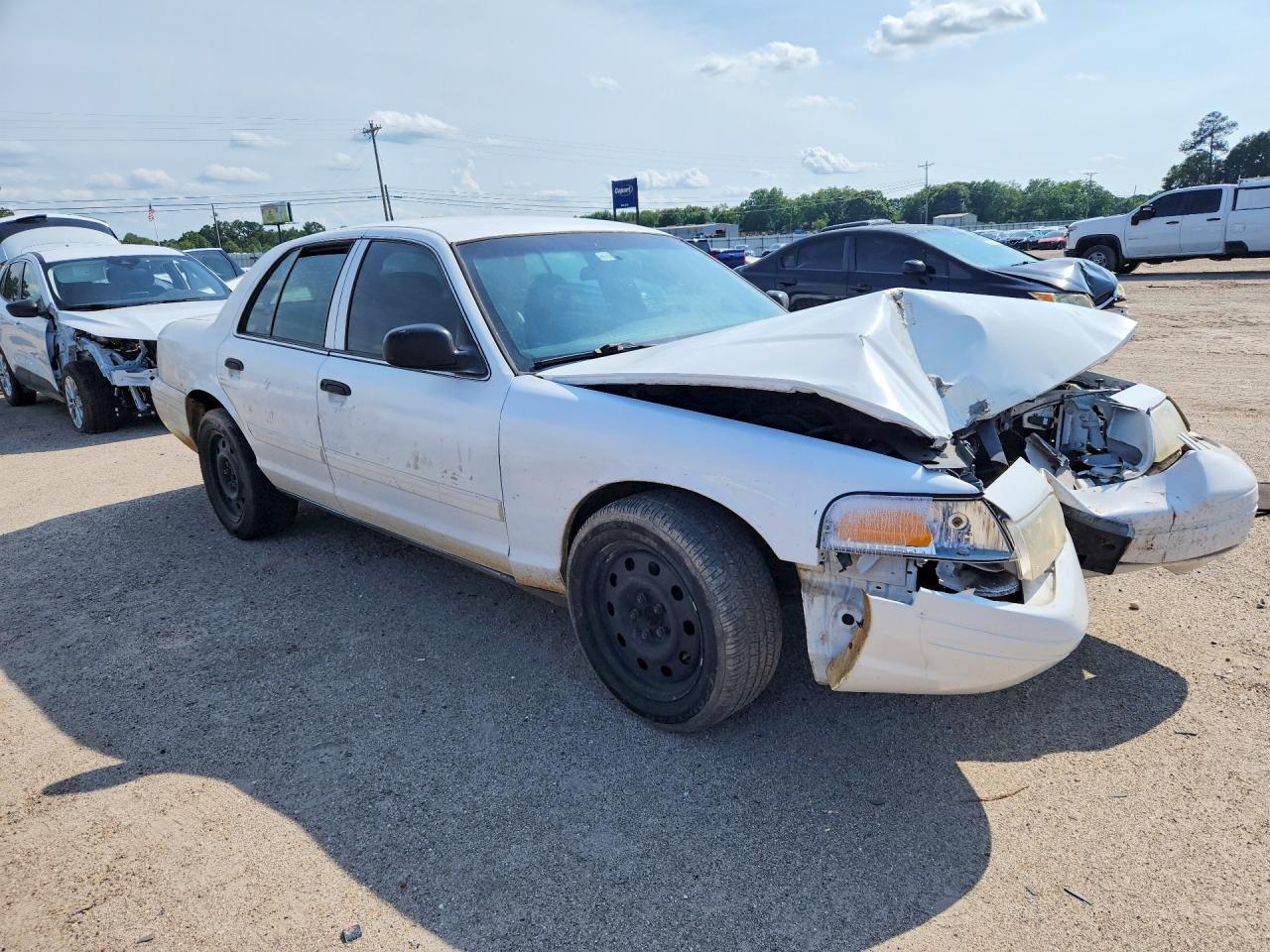 2011 Ford Crown Victoria Police Interceptor White vin: 2FABP7BV6BX179421