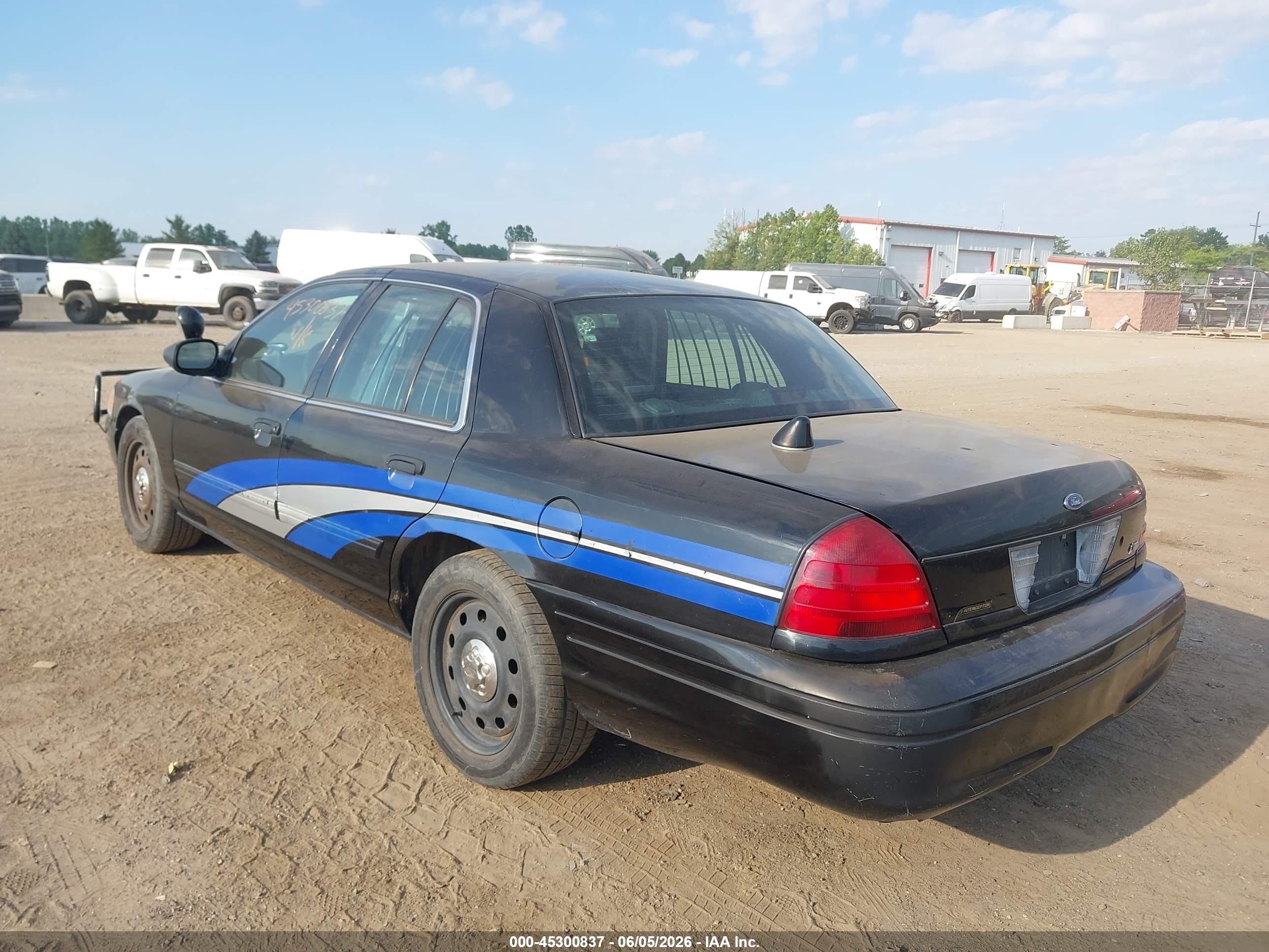 2010 Ford Crown Victoria Police/police Interceptor Black vin: 2FABP7BV7AX121459