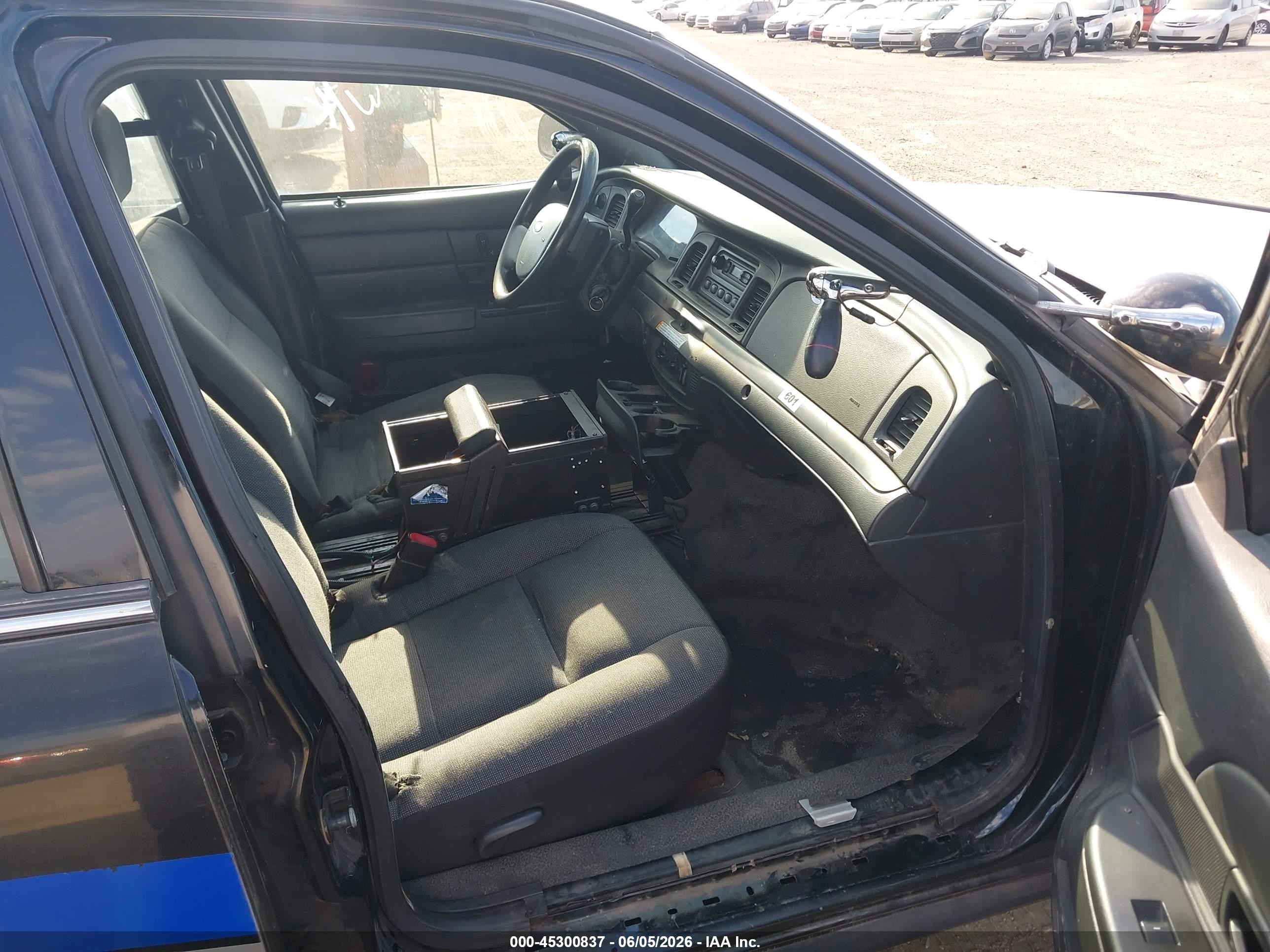 2010 Ford Crown Victoria Police/police Interceptor Black vin: 2FABP7BV7AX121459