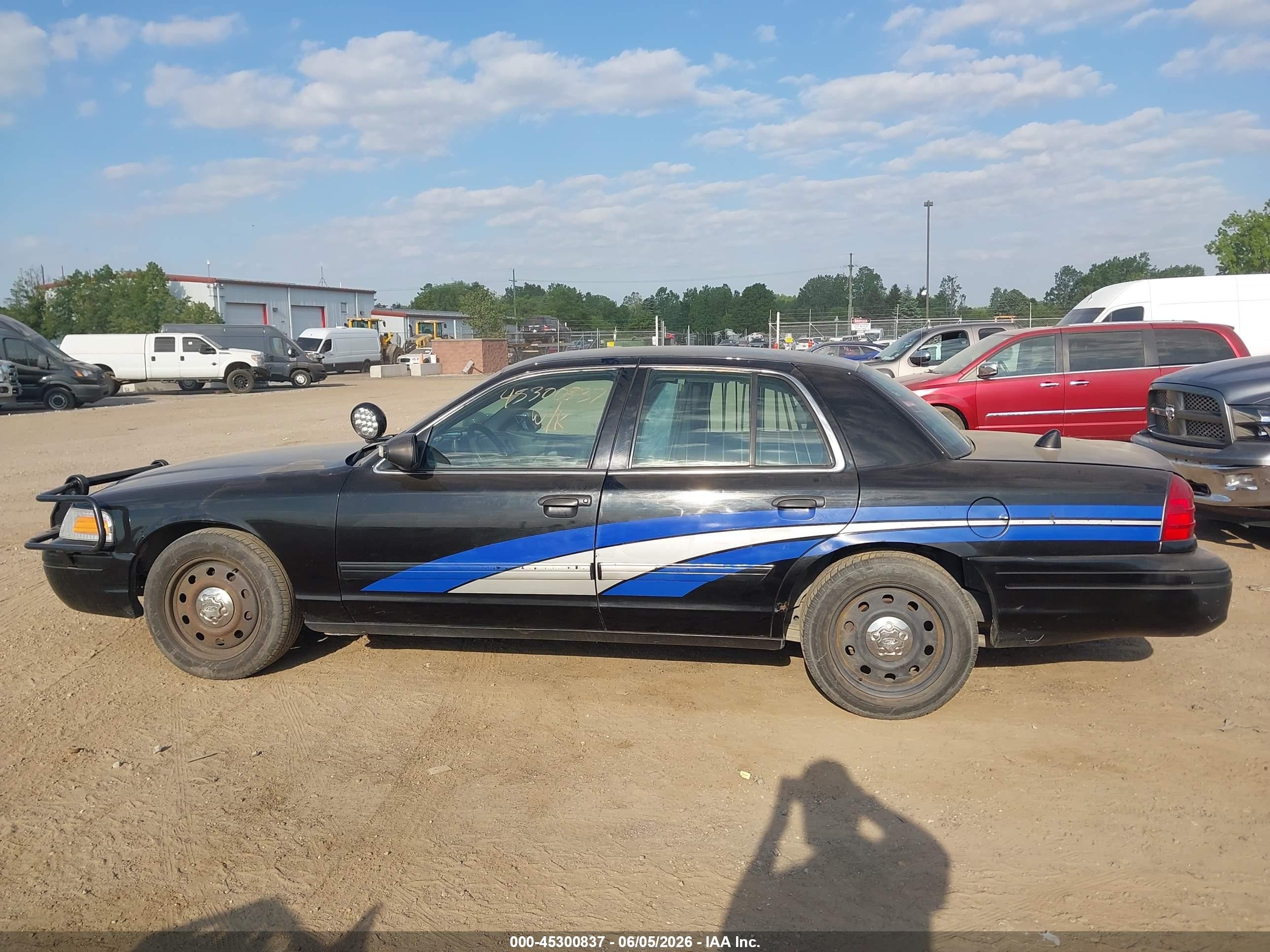 2010 Ford Crown Victoria Police/police Interceptor Black vin: 2FABP7BV7AX121459