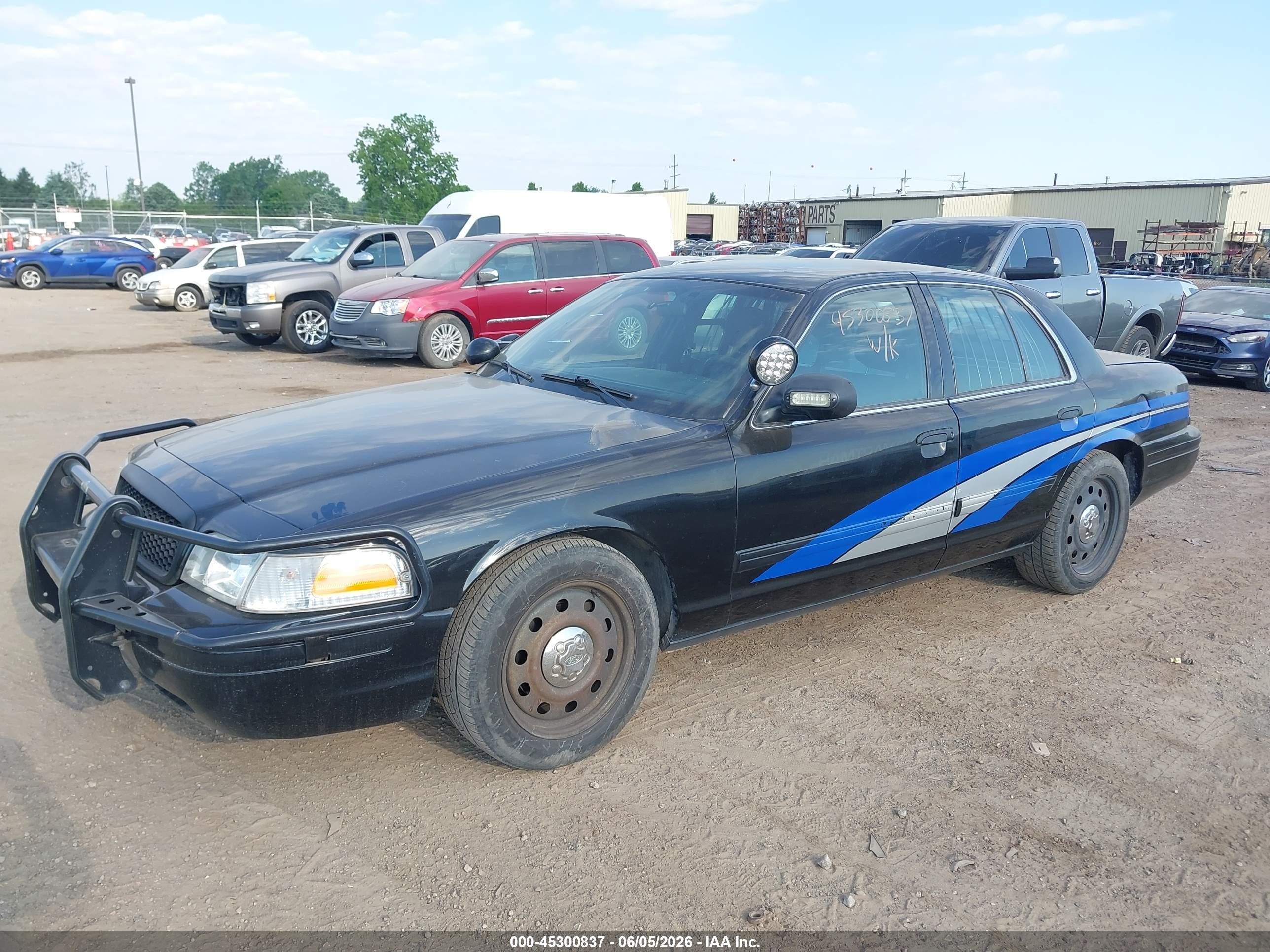 2010 Ford Crown Victoria Police/police Interceptor Black vin: 2FABP7BV7AX121459