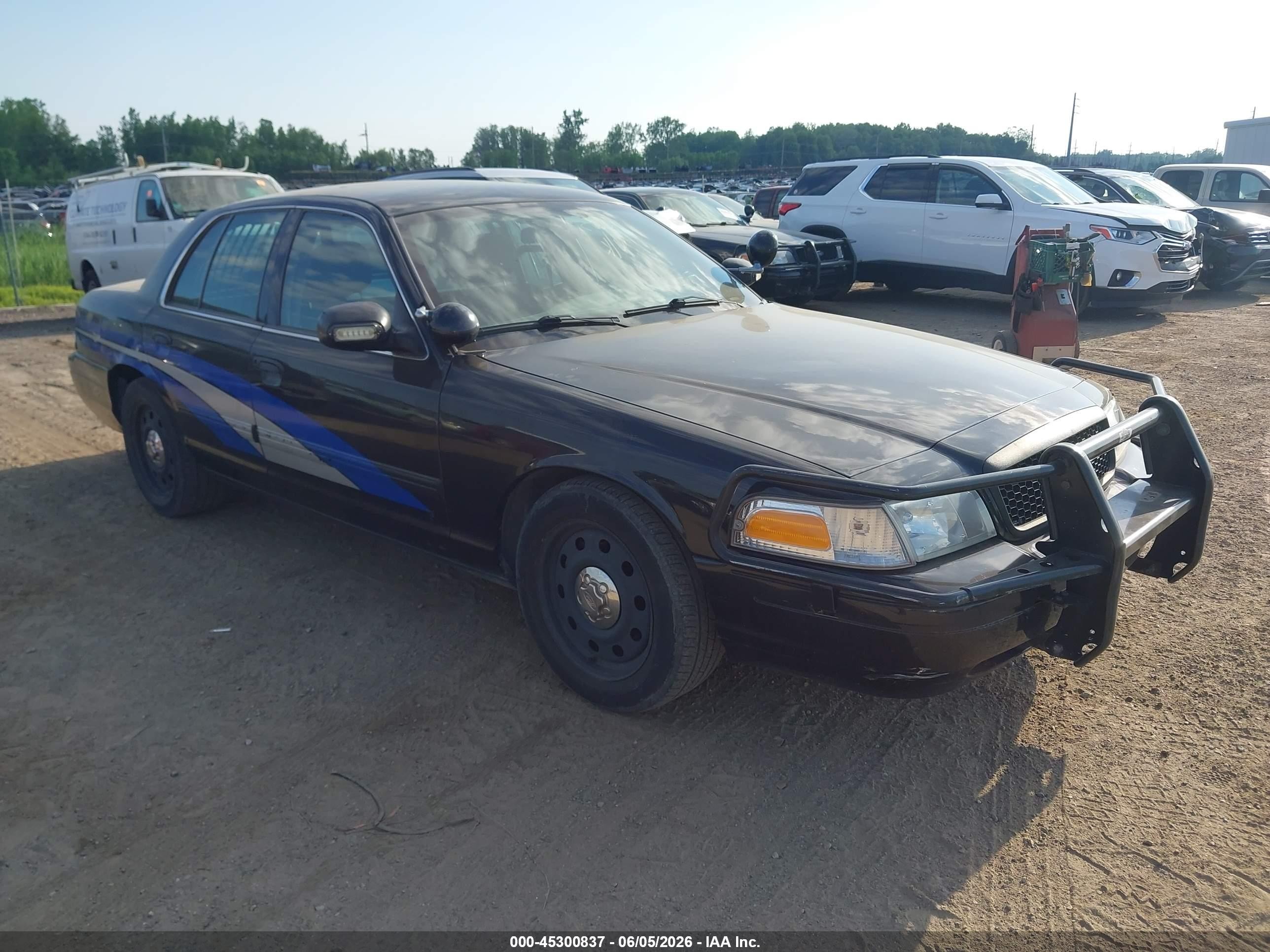 2010 Ford Crown Victoria Police/police Interceptor Black vin: 2FABP7BV7AX121459