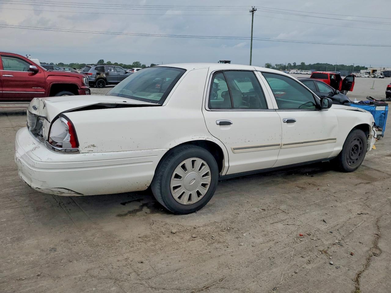 2010 Ford Crown Victoria Police Interceptor White vin: 2FABP7BV7AX129044