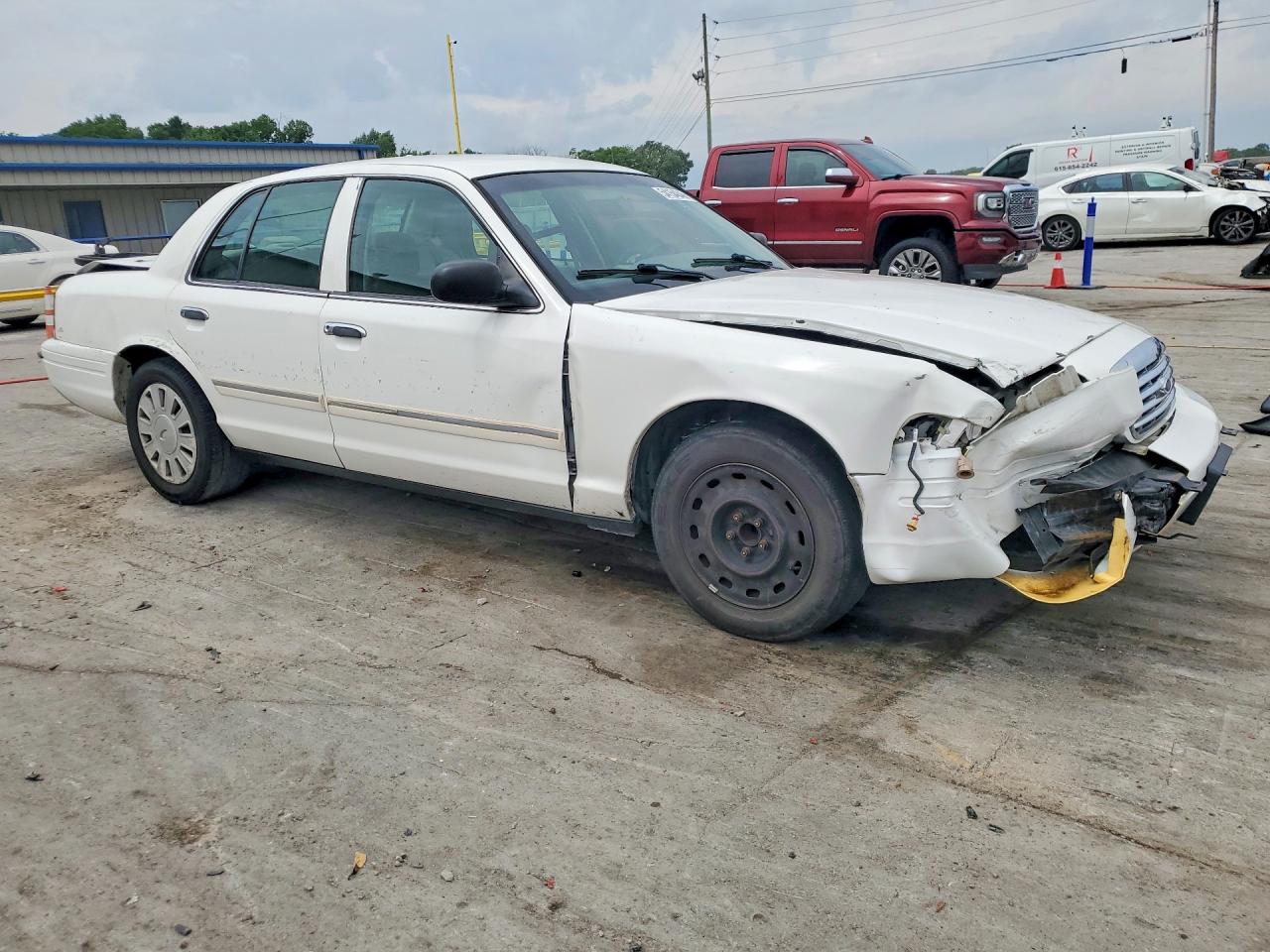 2010 Ford Crown Victoria Police Interceptor White vin: 2FABP7BV7AX129044