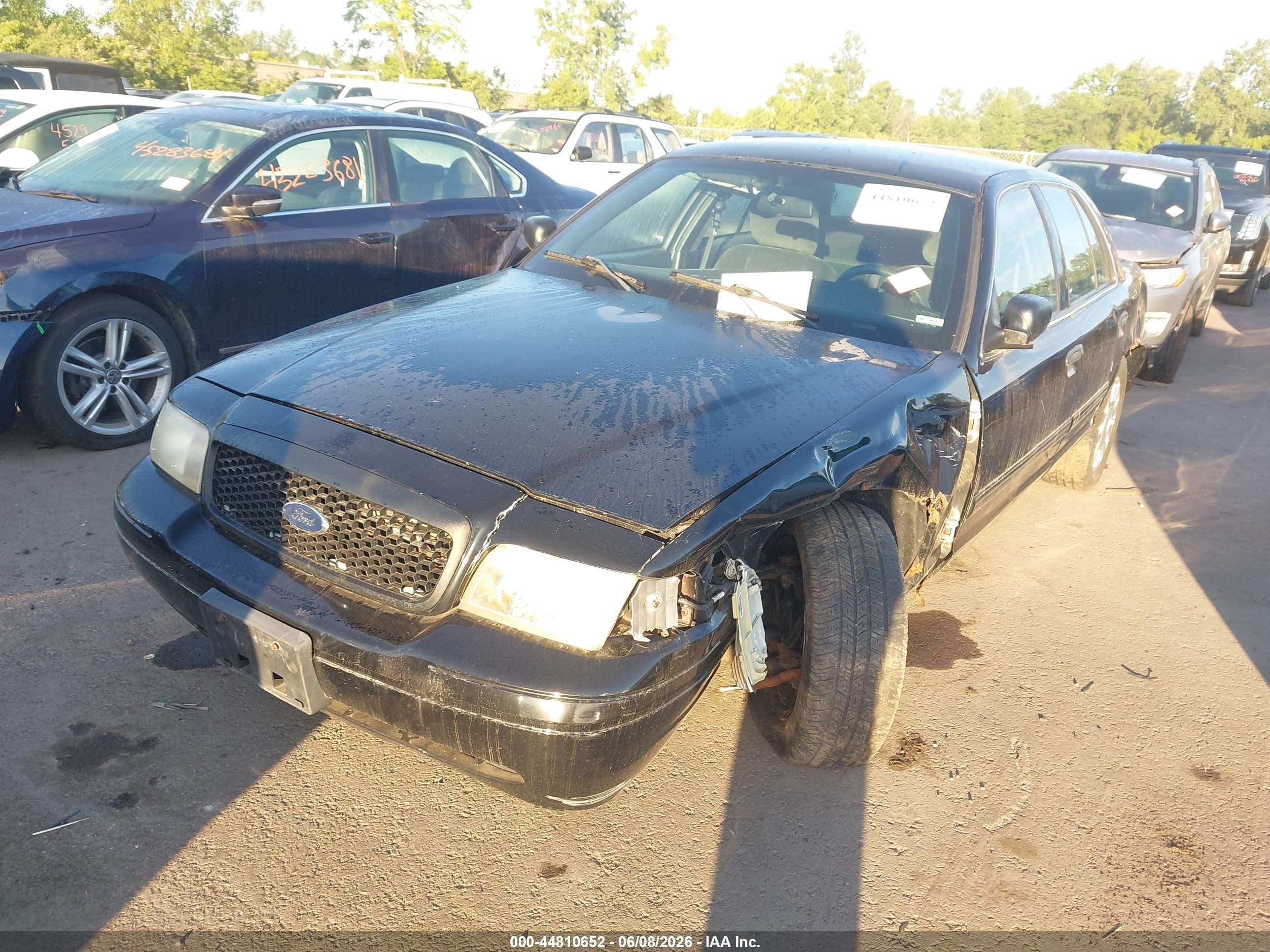 2011 Ford Crown Victoria Police Interceptor Black vin: 2FABP7BV7BX172767