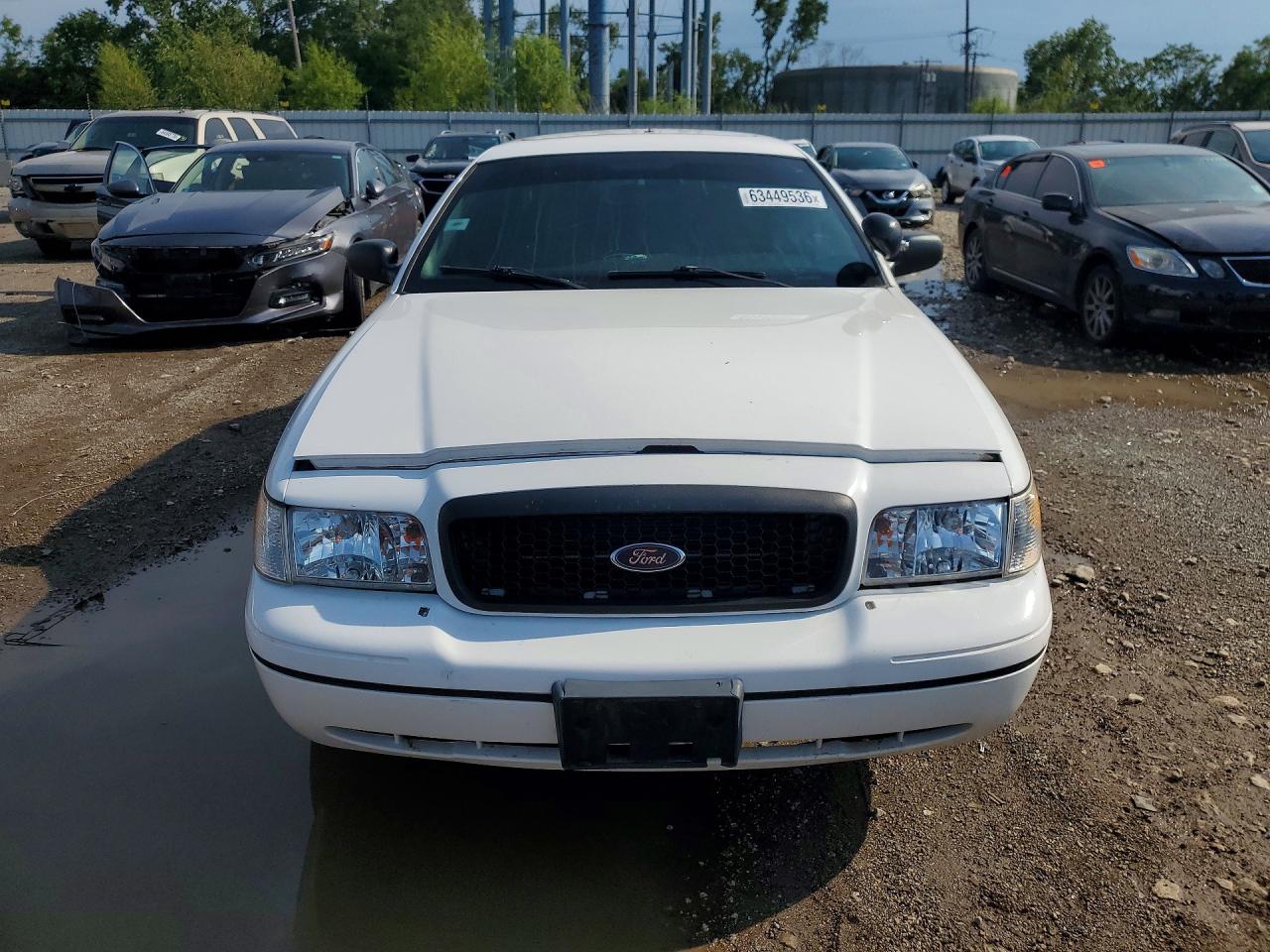 2010 Ford Crown Victoria Police Interceptor White vin: 2FABP7BV8AX110955