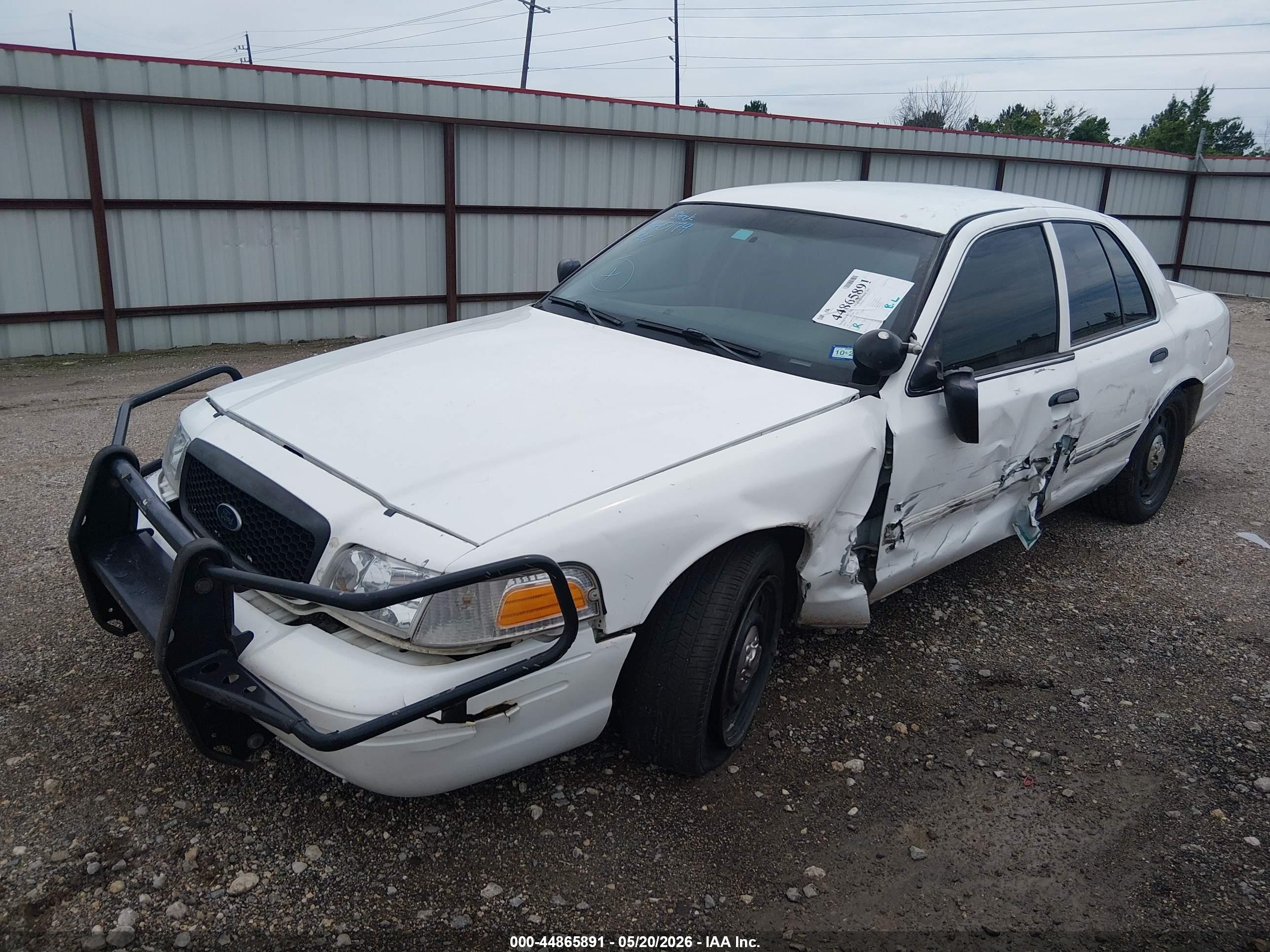 2010 Ford Crown Victoria Police/police Interceptor Белый vin: 2FABP7BV8AX119249