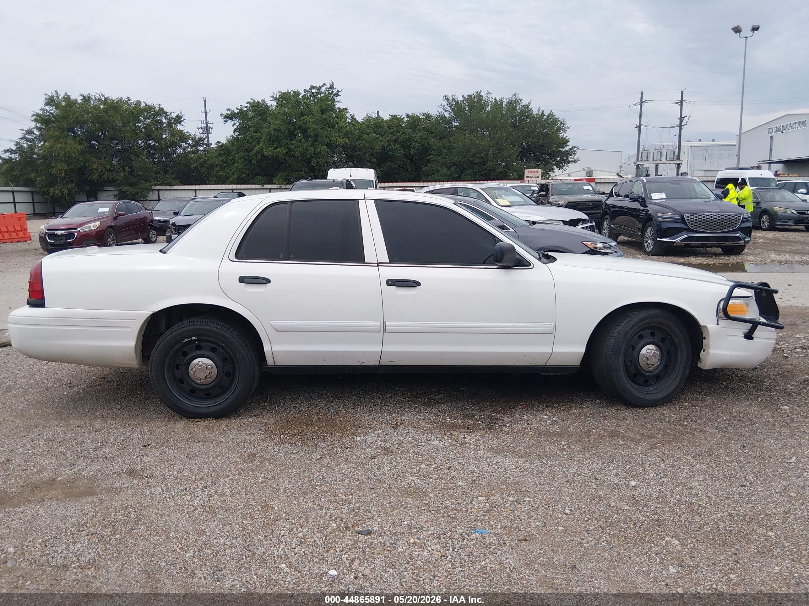 2010 Ford Crown Victoria Police/police Interceptor Белый vin: 2FABP7BV8AX119249