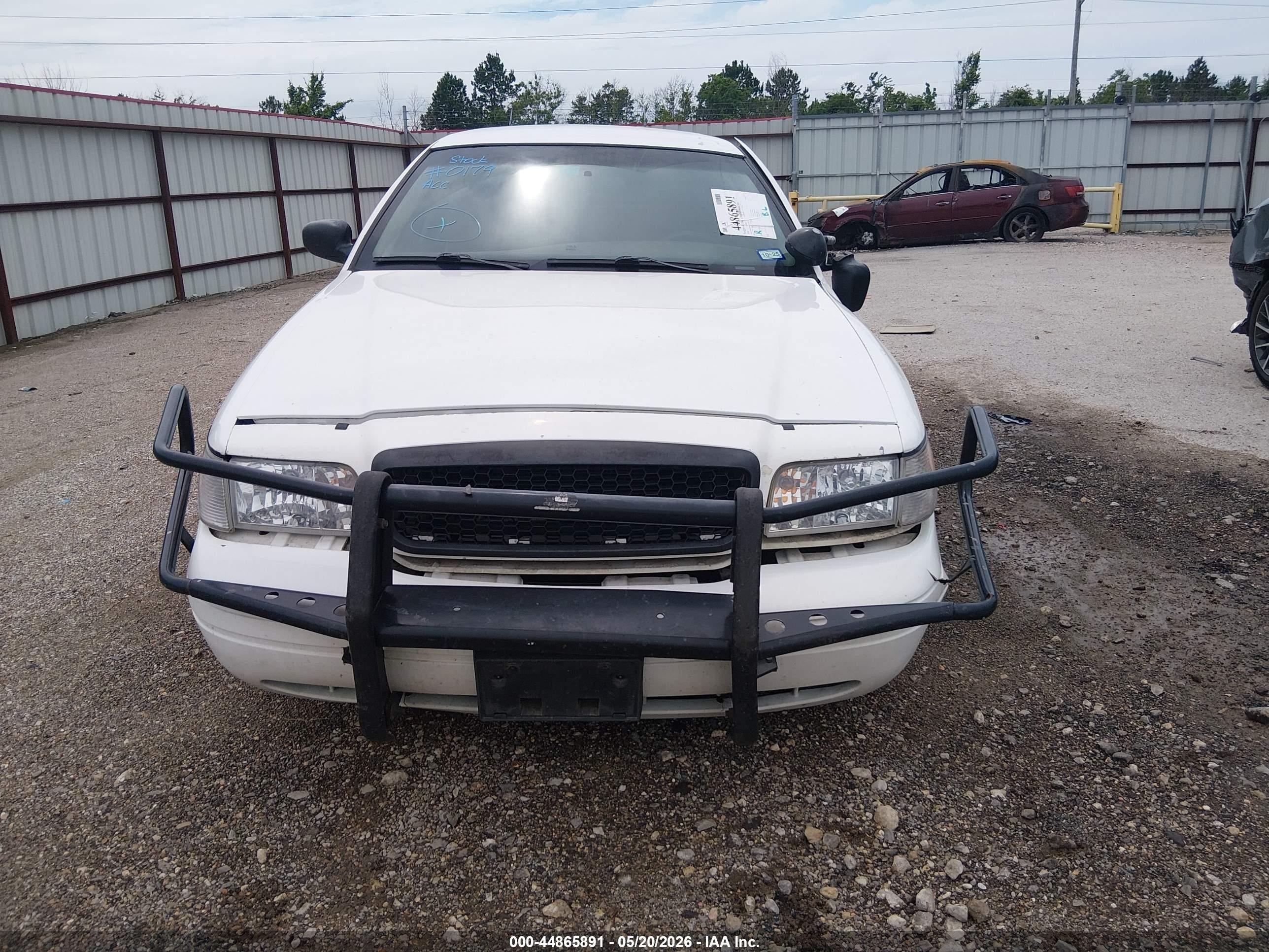 2010 Ford Crown Victoria Police/police Interceptor Белый vin: 2FABP7BV8AX119249