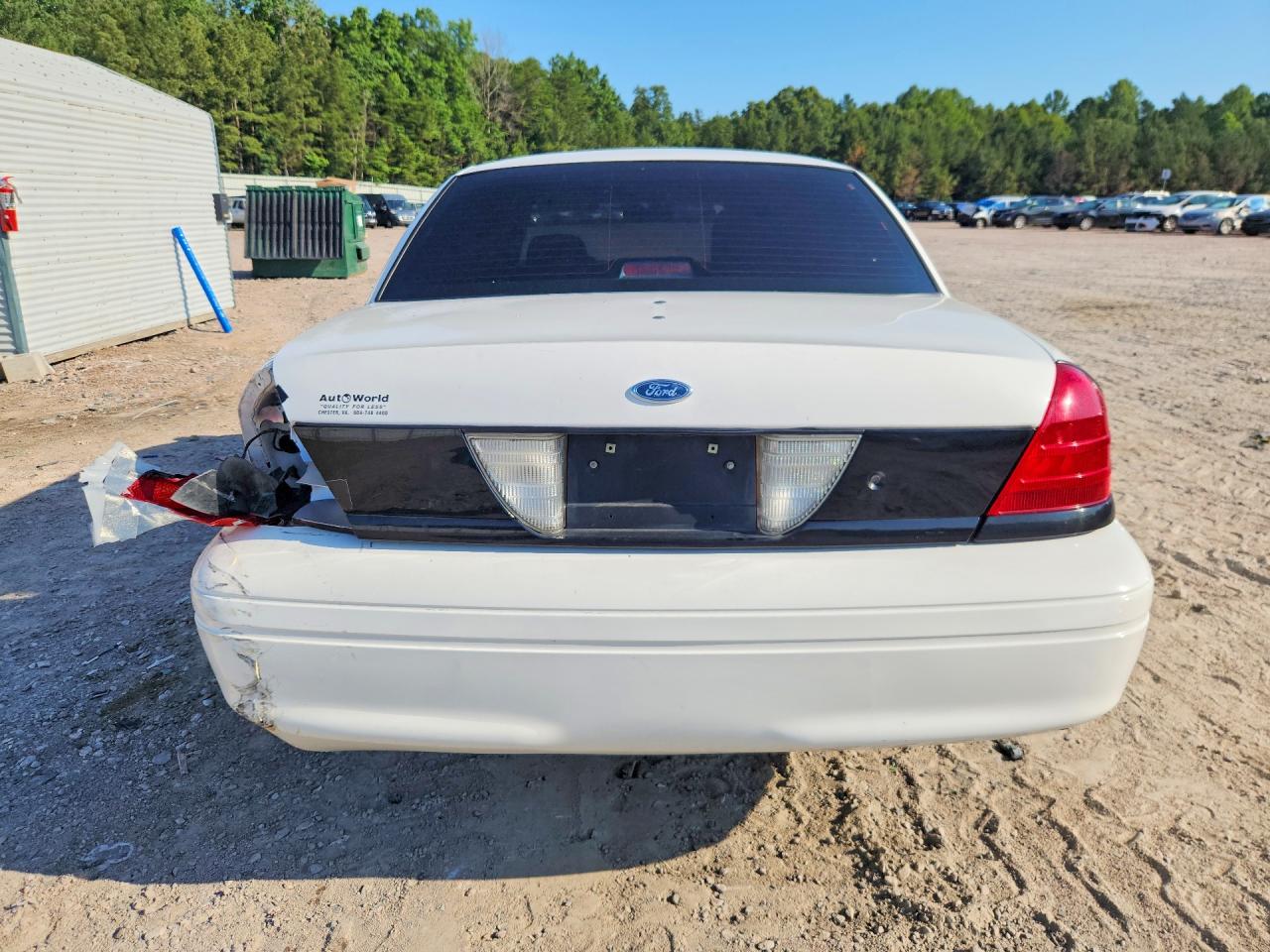 2011 Ford Crown Victoria Police Interceptor White vin: 2FABP7BV8BX115669