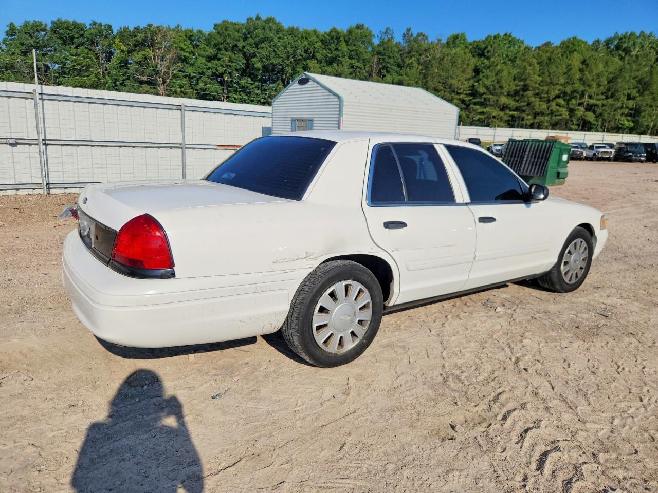 2011 Ford Crown Victoria Police Interceptor White vin: 2FABP7BV8BX115669